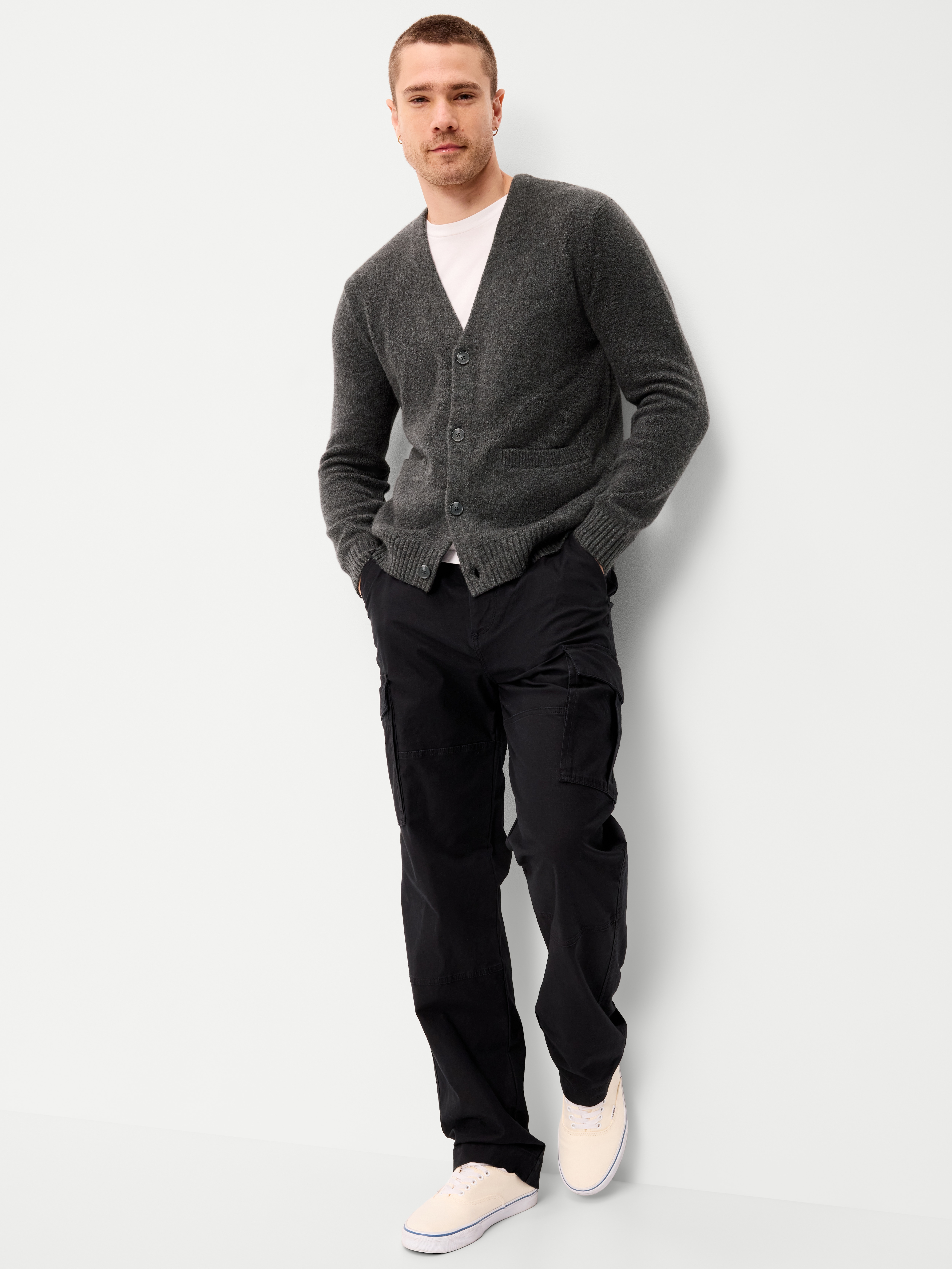 SoSoft Cardigan Sweater - Charcoal - 3