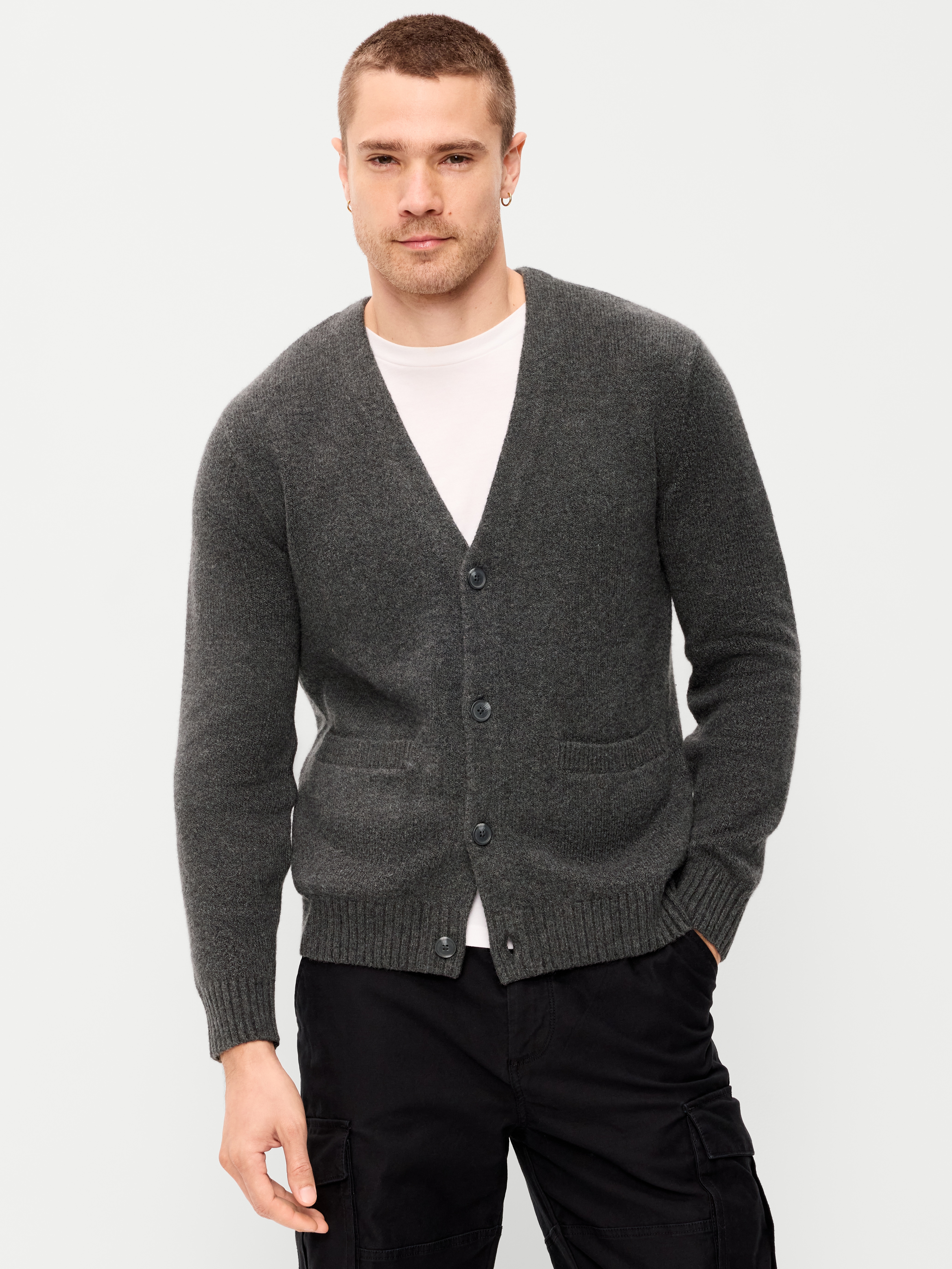 SoSoft Cardigan Sweater - Charcoal - 1