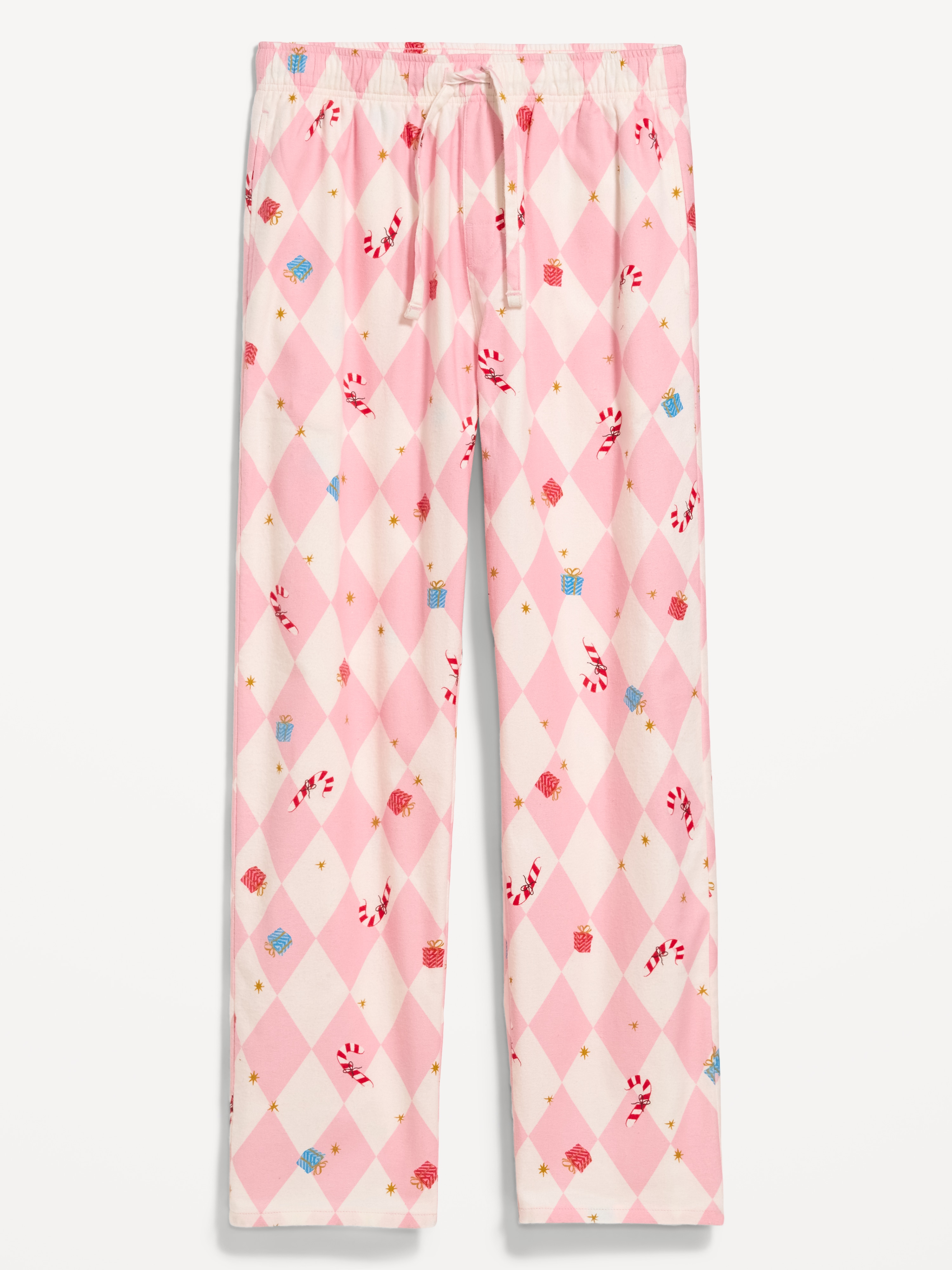 Flannel Pajama Pants - Checkered Candy Canes (Match the Fam!) - 3