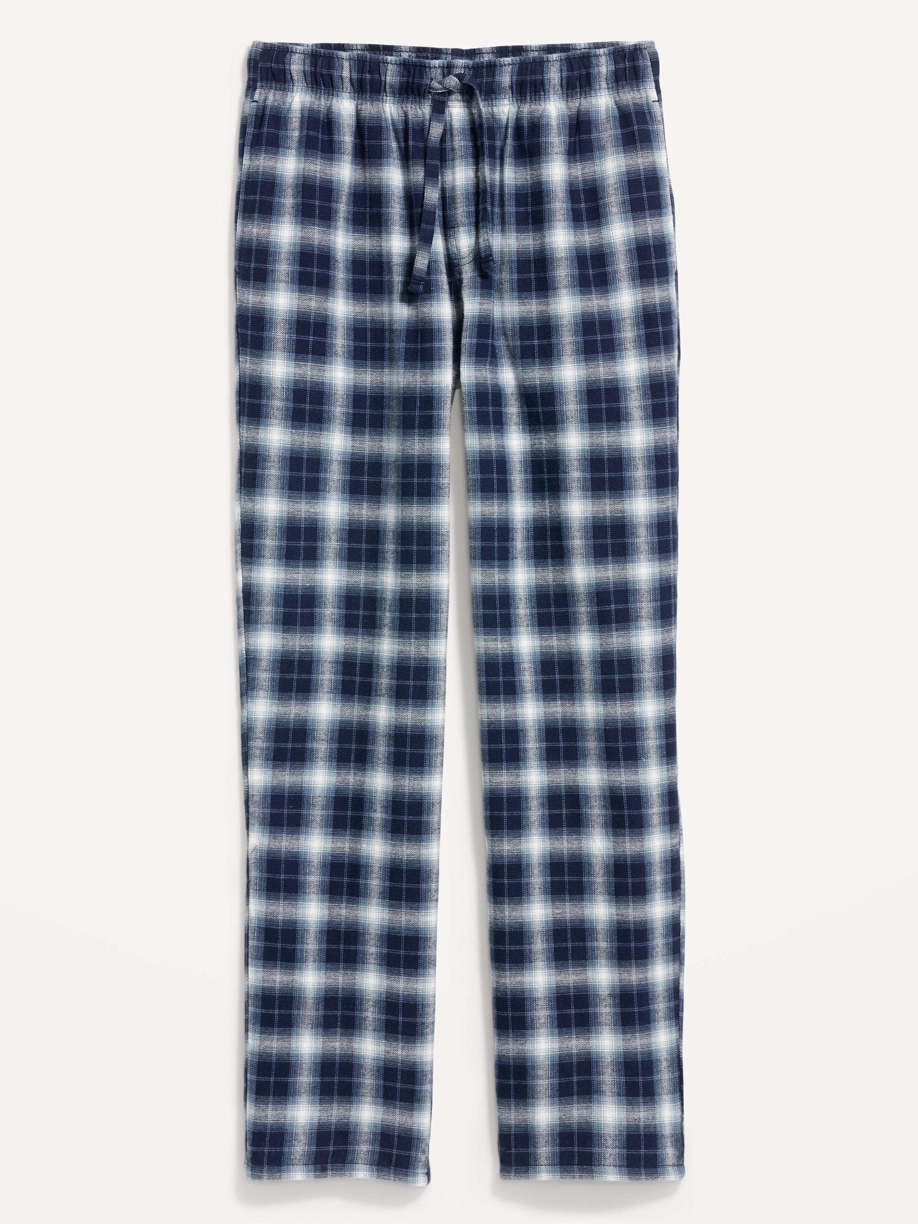 Flannel Pajama Pants - Blue Shadow Plaid - 3
