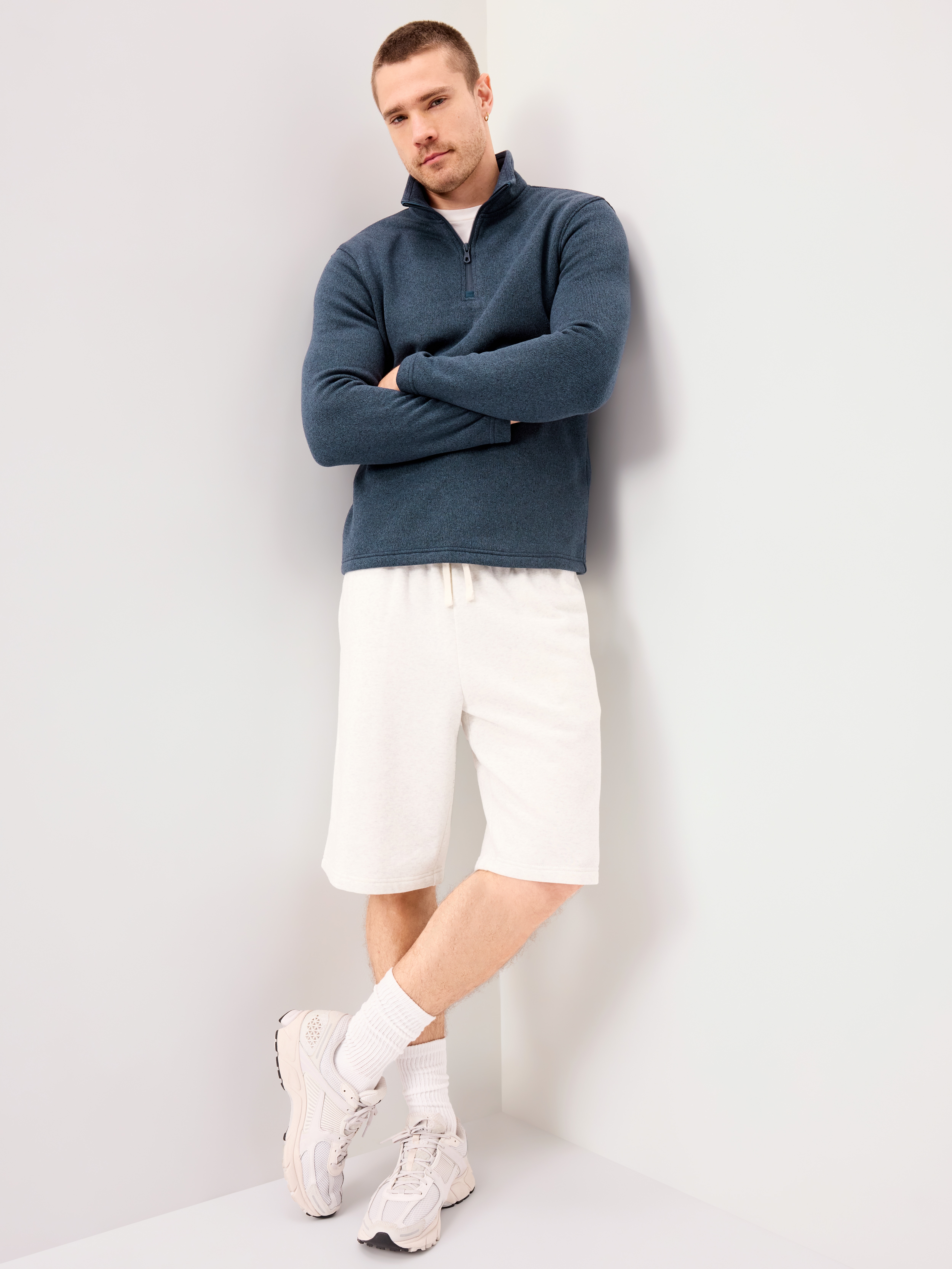 Sweater Fleece Quarter-Zip - Dusk Navy - 3