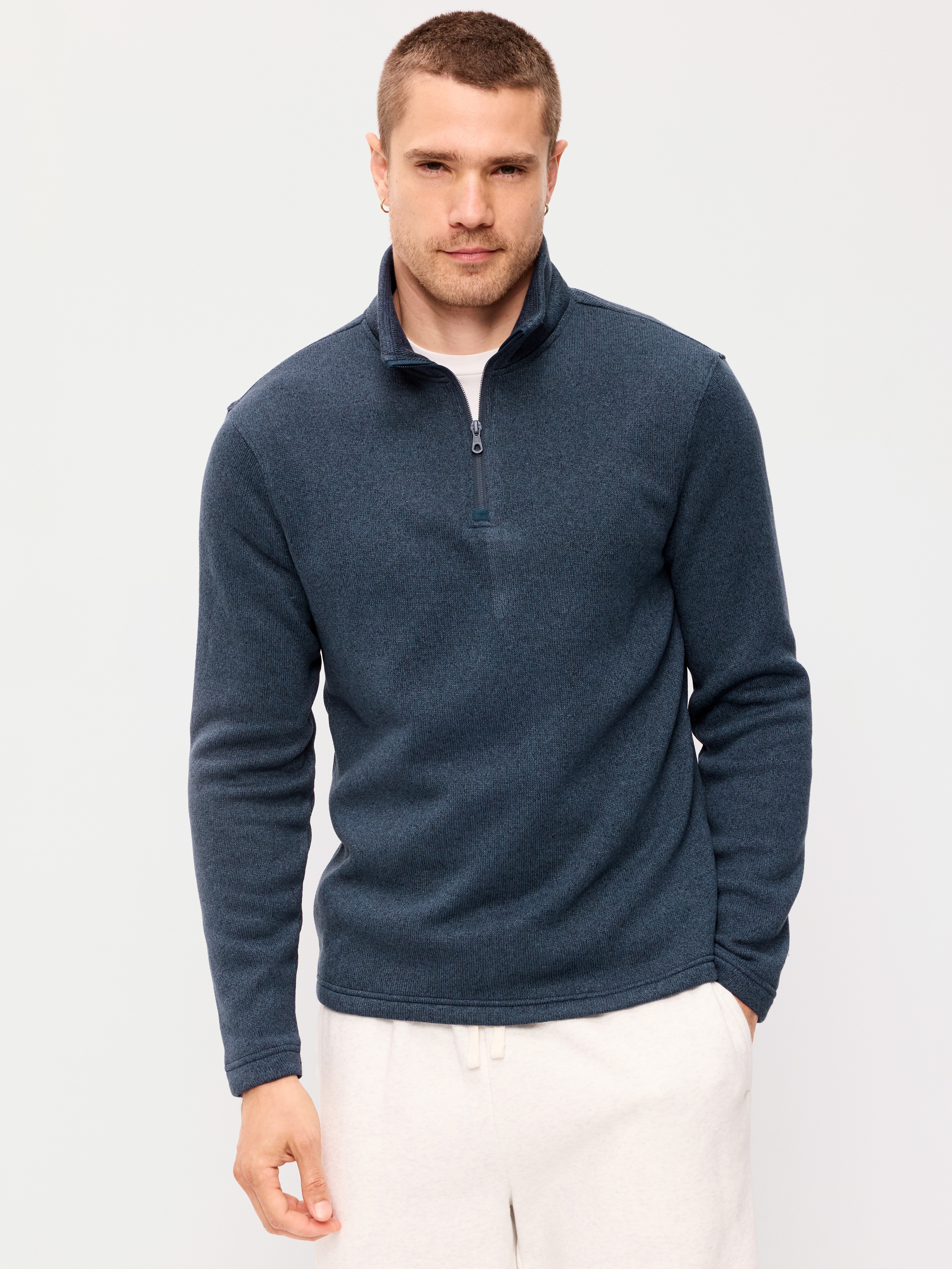 Sweater Fleece Quarter-Zip - Dusk Navy - 1