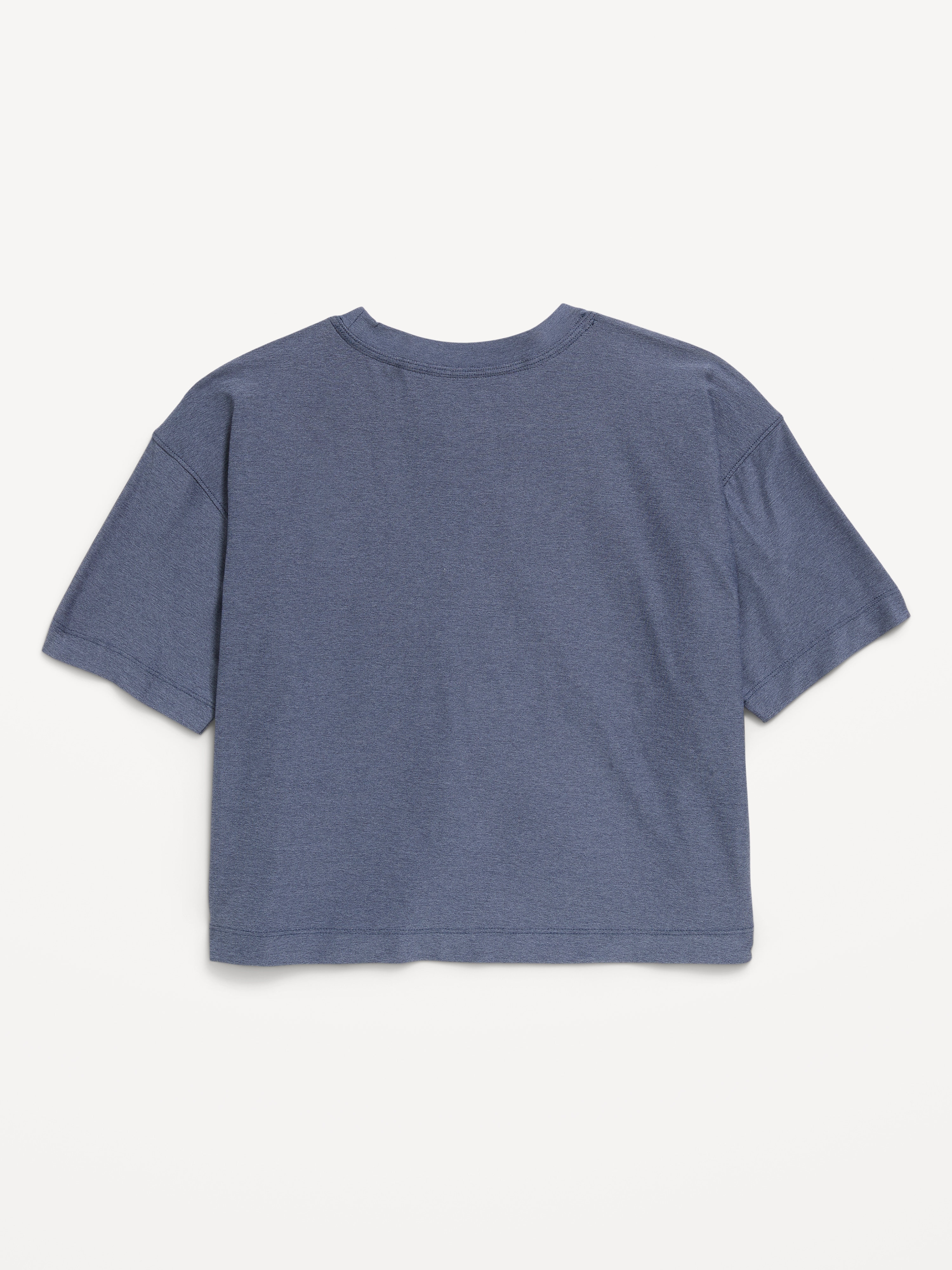 CloudMotion Short-Sleeve Boxy T-Shirt for Girls - Swept Away - 4