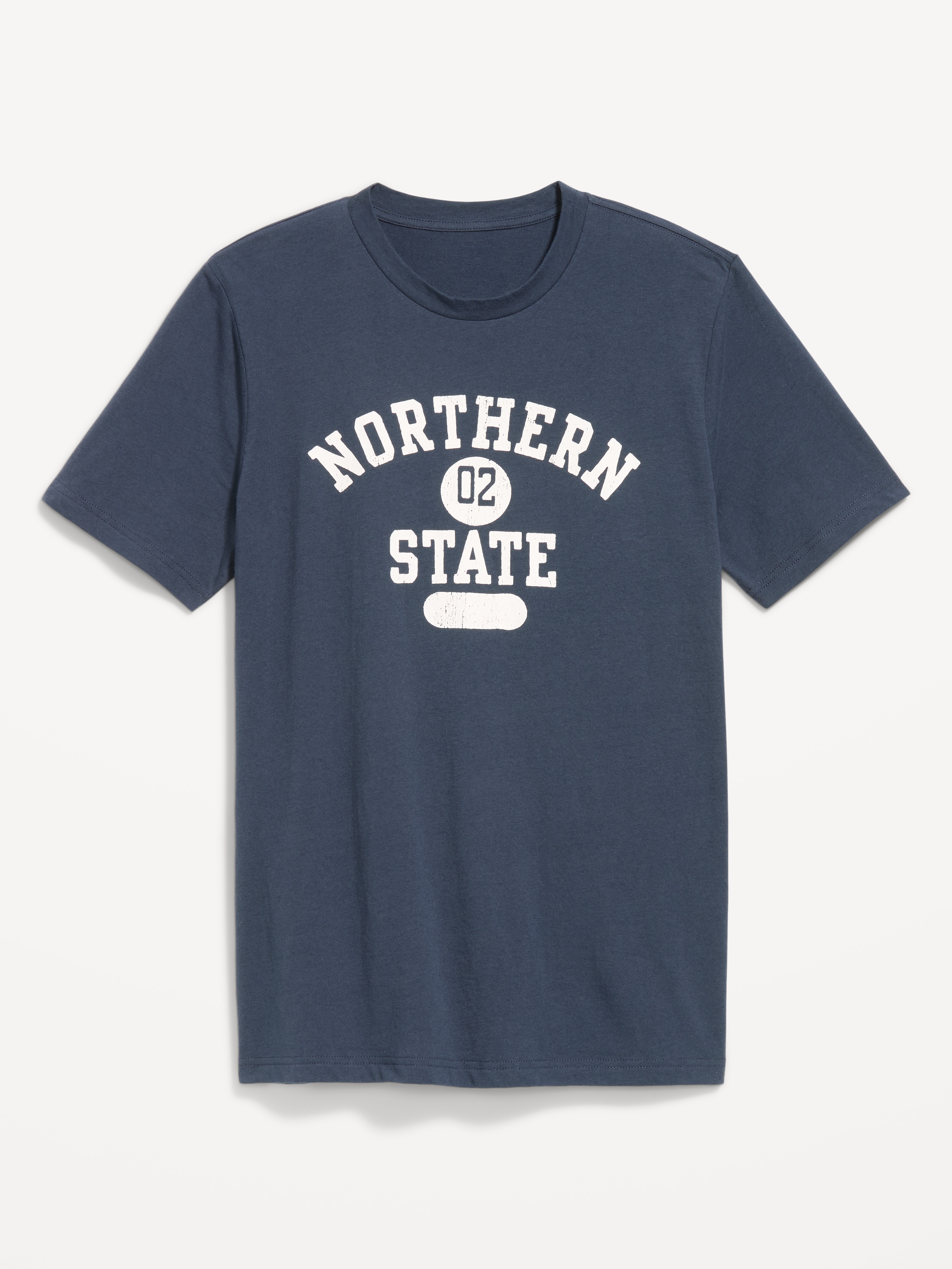 Graphic T-Shirt - Navy Blue - 1