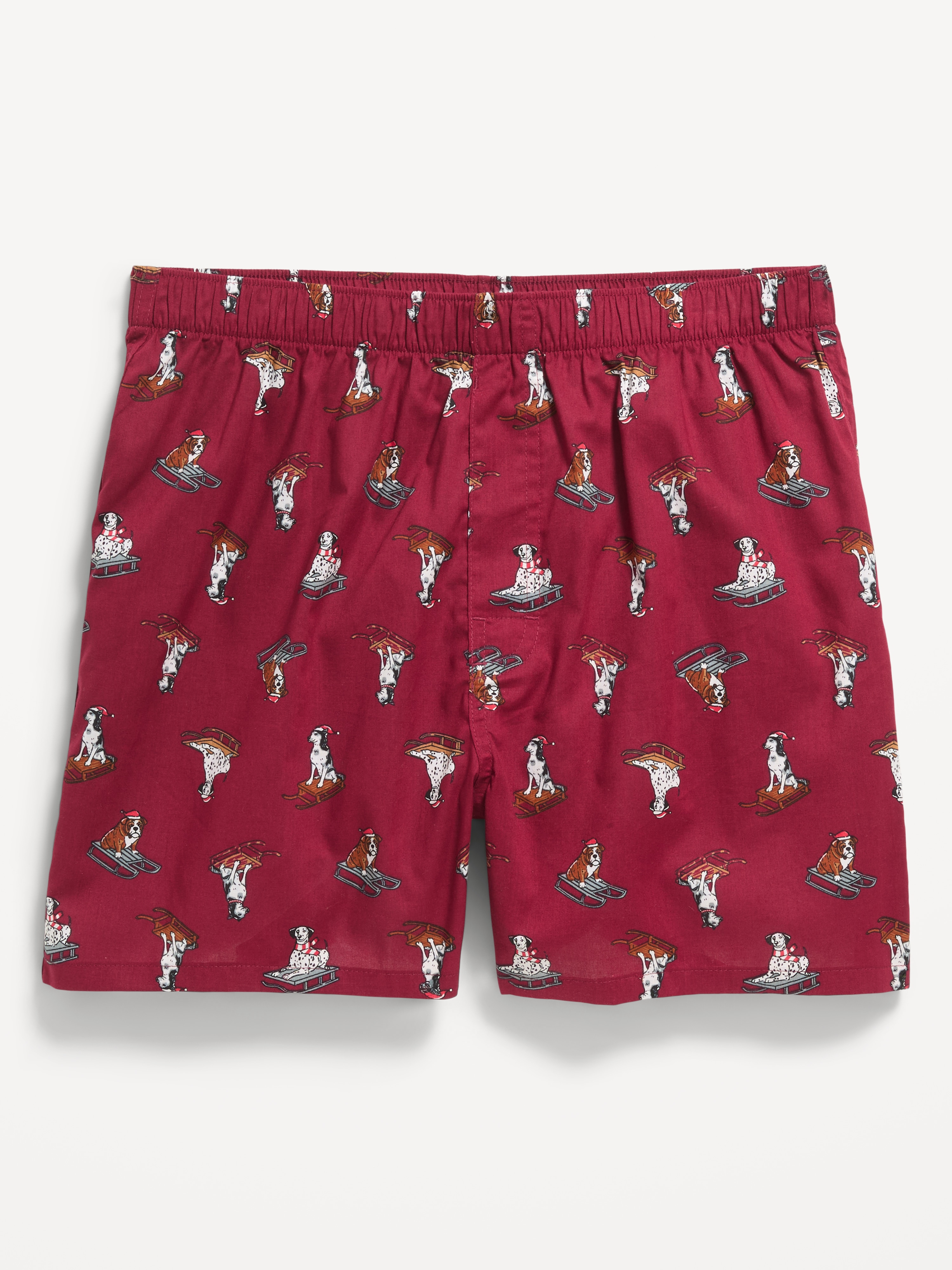 Soft-Washed Boxer Shorts -- 3.75-inch - Dog Sled - 1