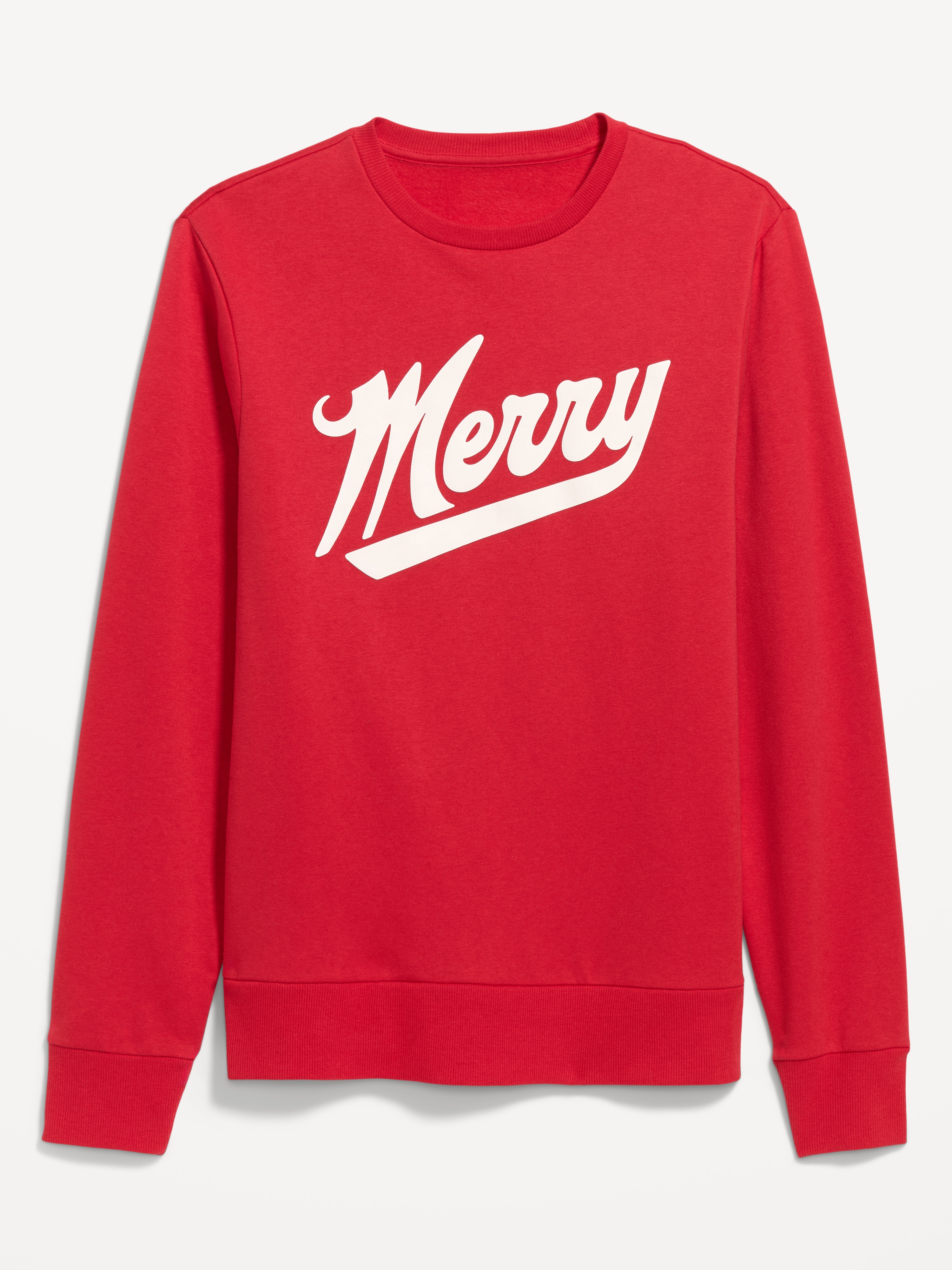 Graphic Crew-Neck Sweatshirt - Amaryllis - 1