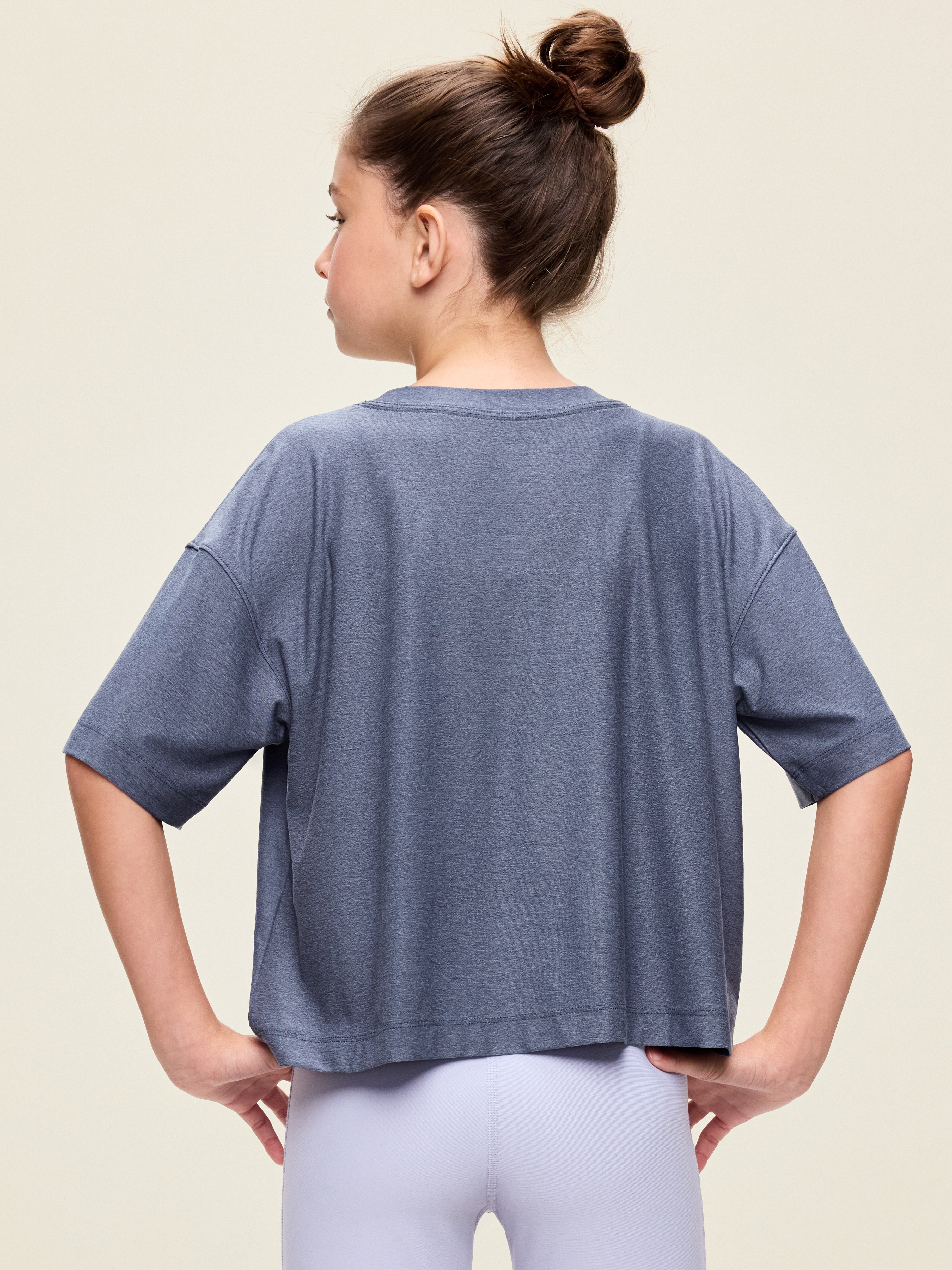 CloudMotion Short-Sleeve Boxy T-Shirt for Girls - Swept Away - 2