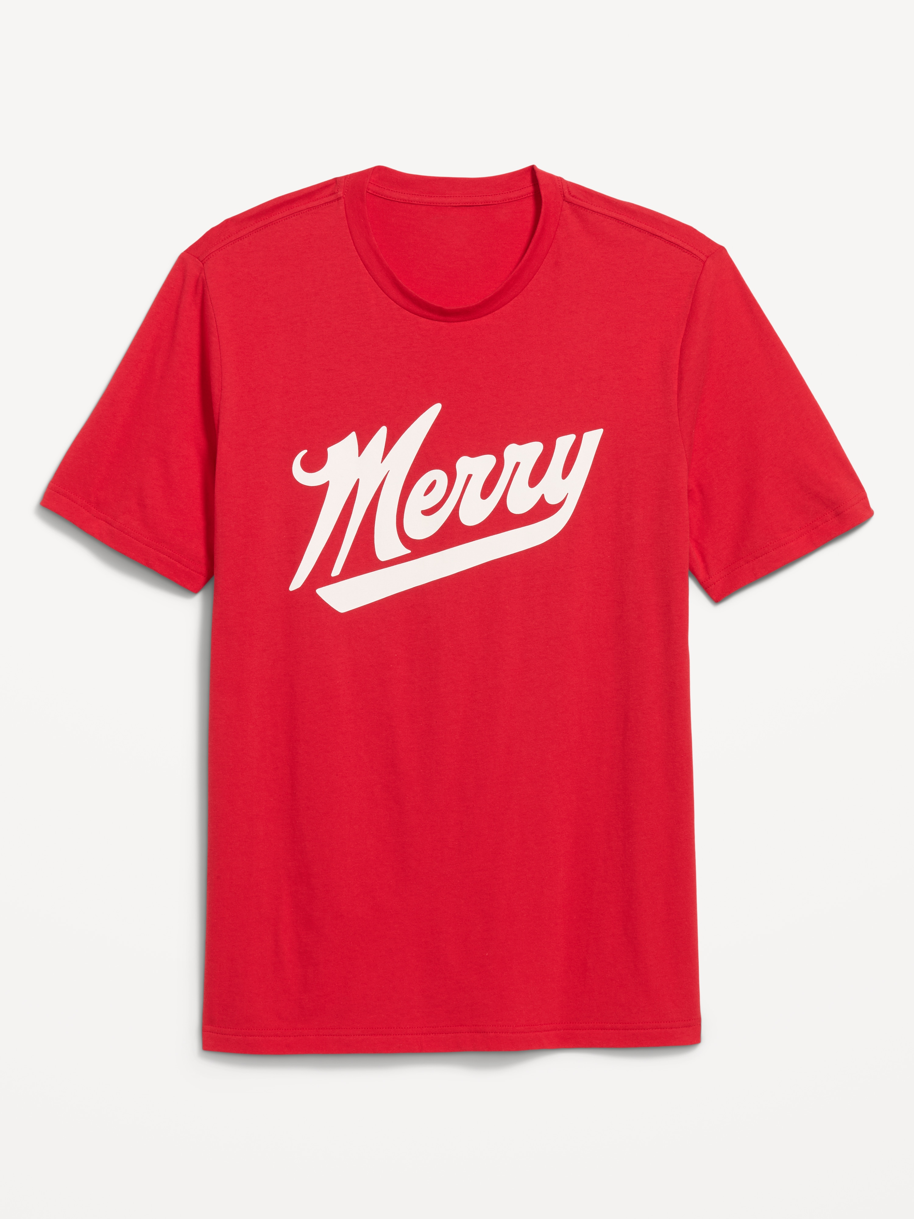 Crew-Neck Graphic T-Shirt - Amaryllis - 3