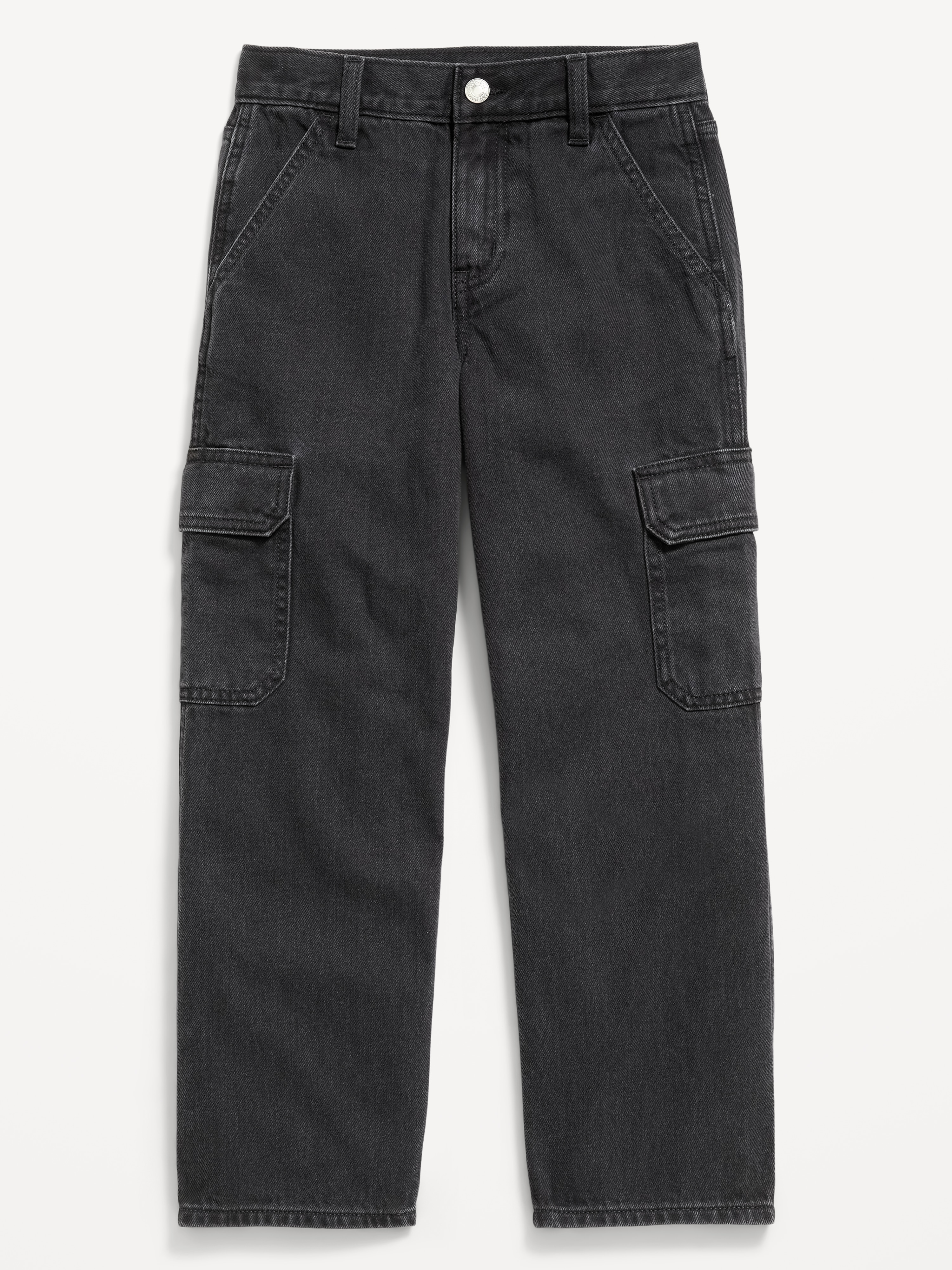 Super Baggy Jeans for Boys - Washed Black - 4
