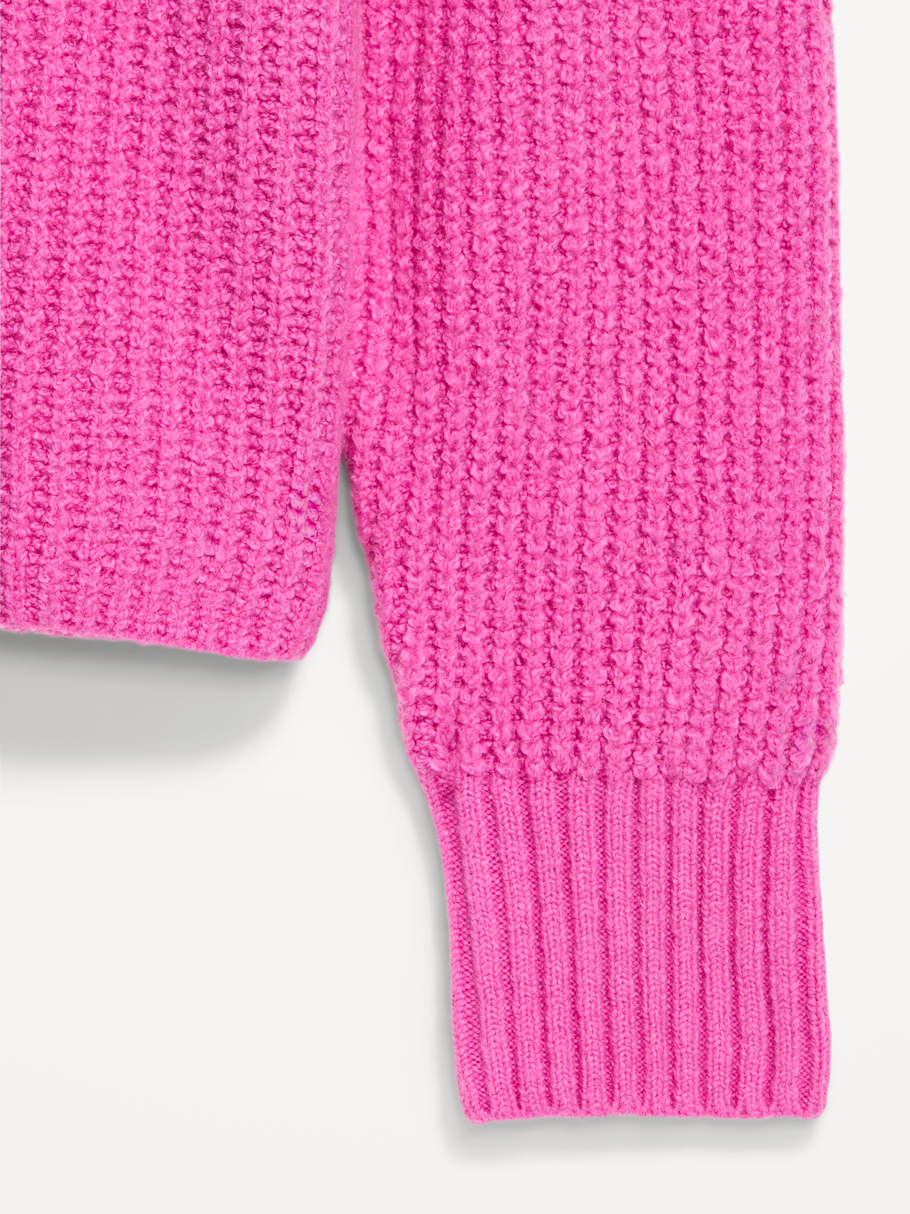 SoSoft Mock-Neck Shaker Sweater - Diaphanous - 3
