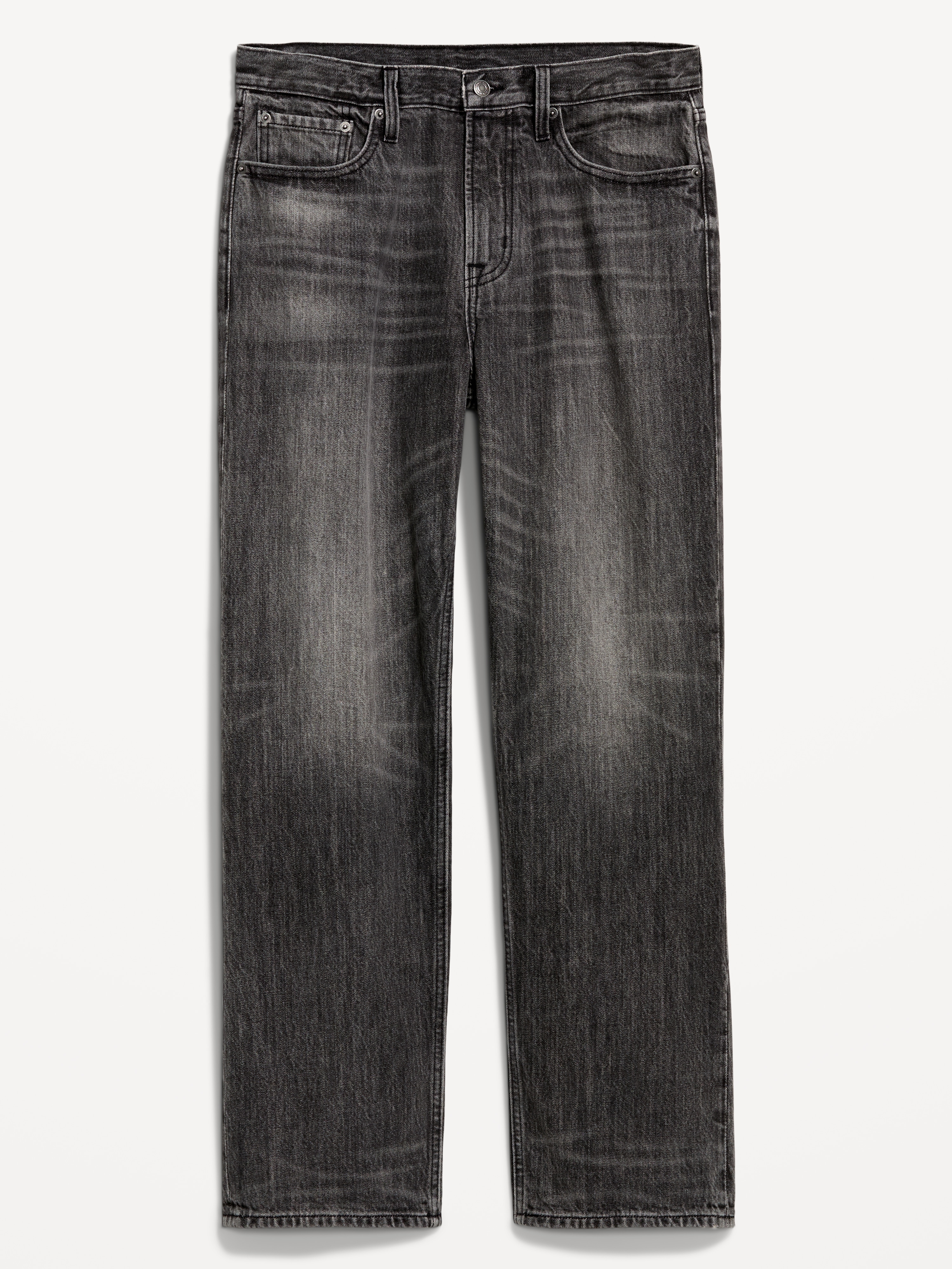 90s Loose Premium Vintage Jeans - Black Wash - 1
