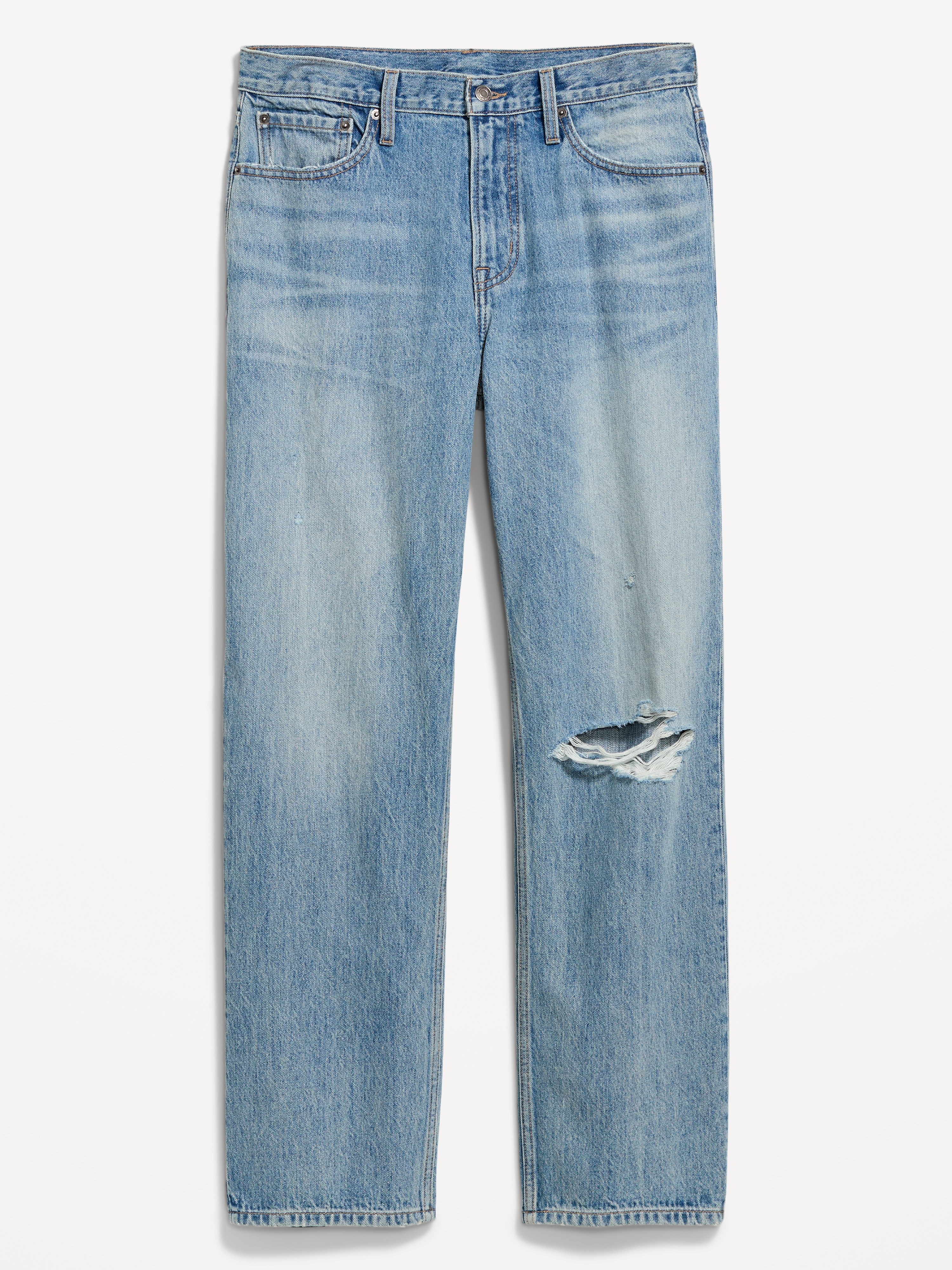 90s Loose Premium Vintage Jeans - Medium Wash - 1