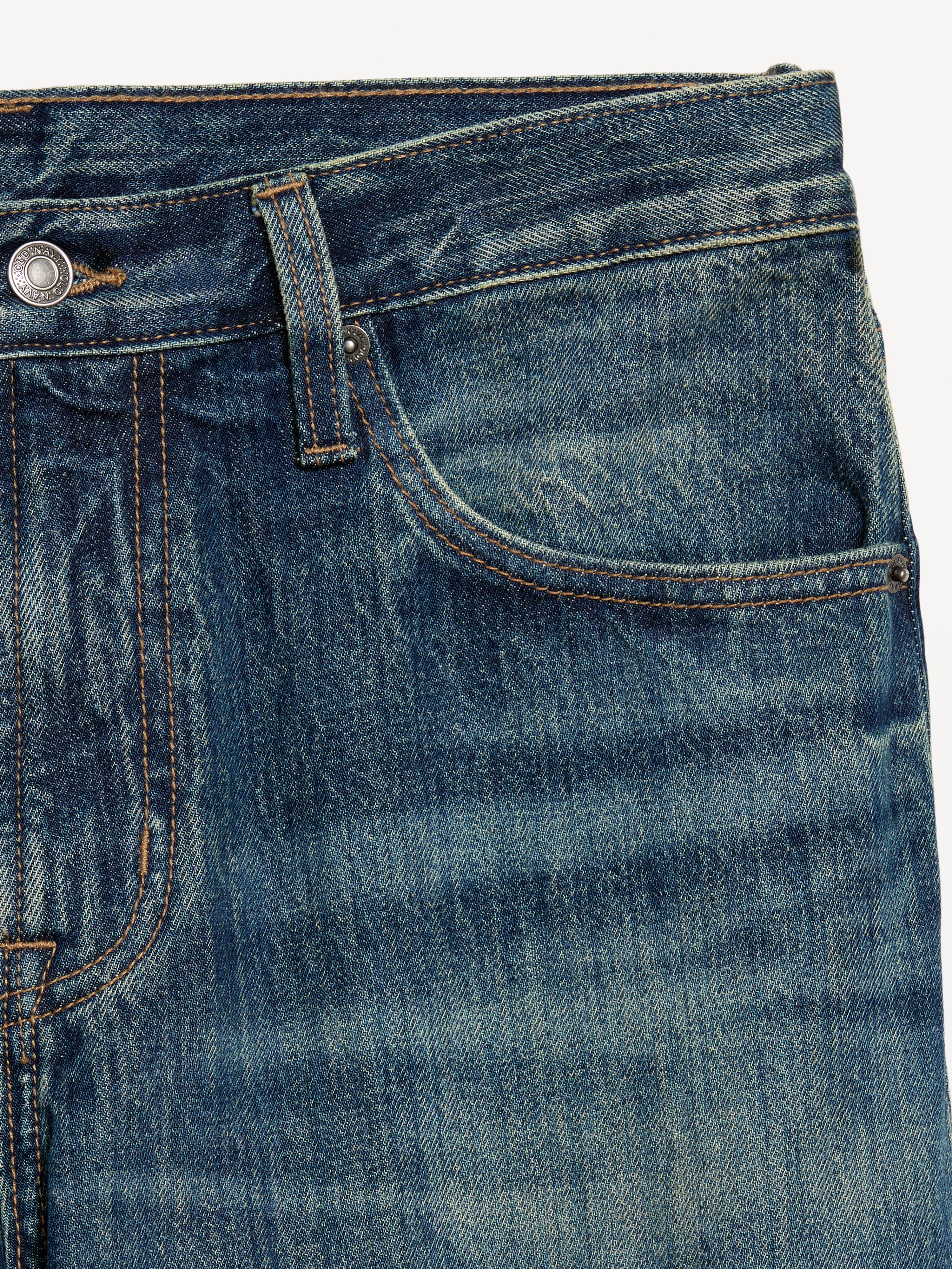 90s Loose Premium Vintage Jeans - Dark Wash - 3