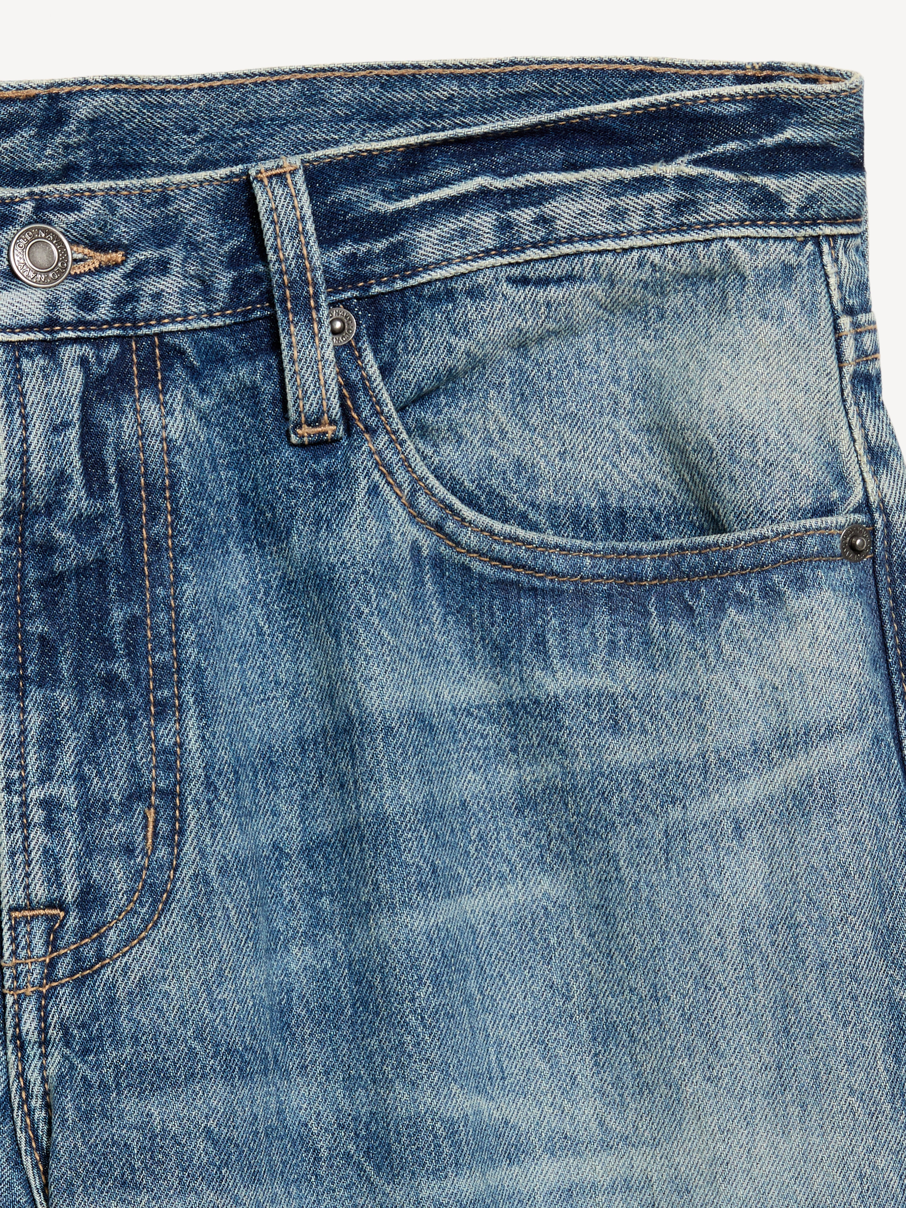 90s Loose Premium Vintage Jeans - Light Wash - 3