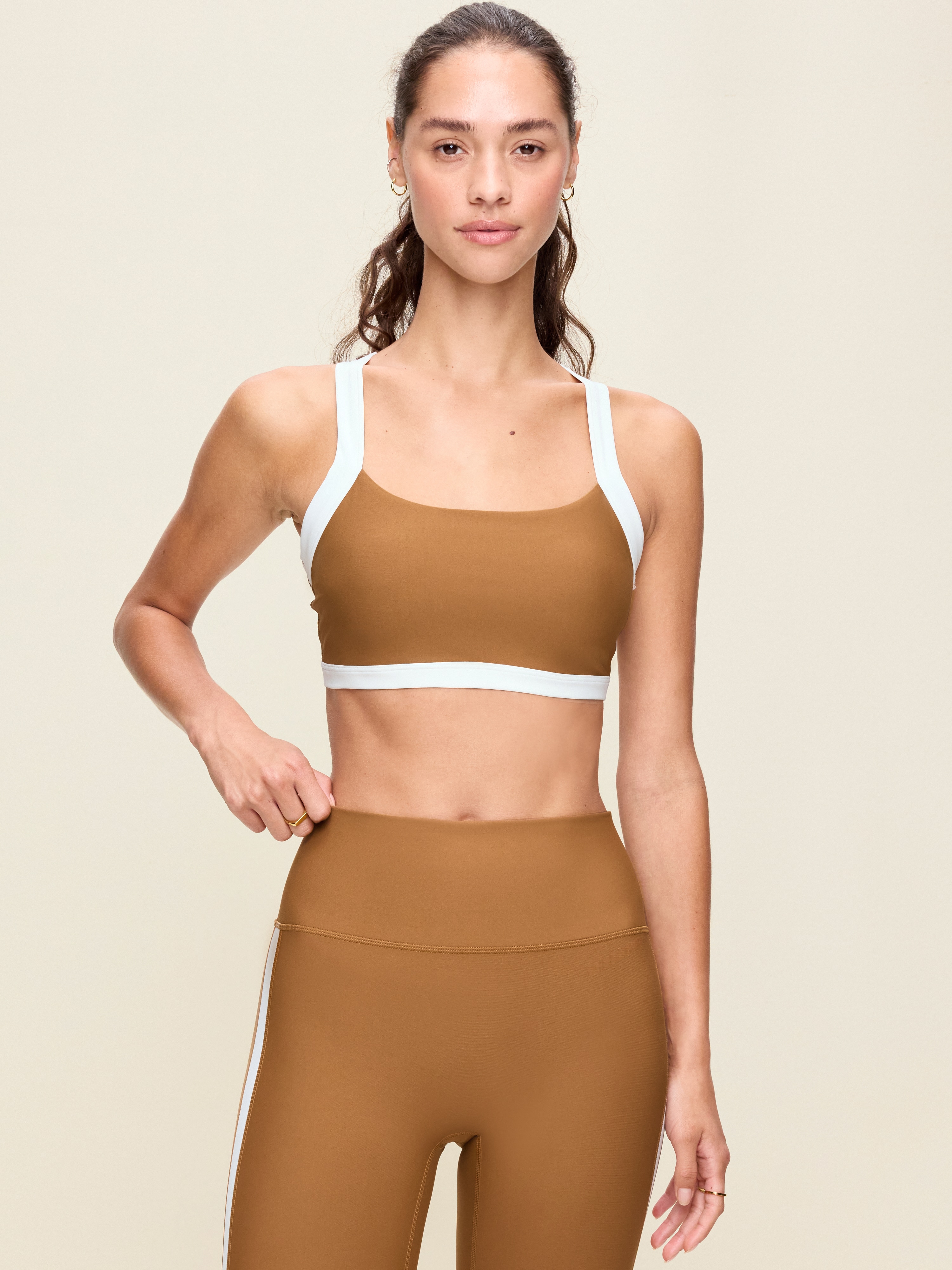 Medium Support PowerSoft Sports Bra - Sycamore Bark - 1