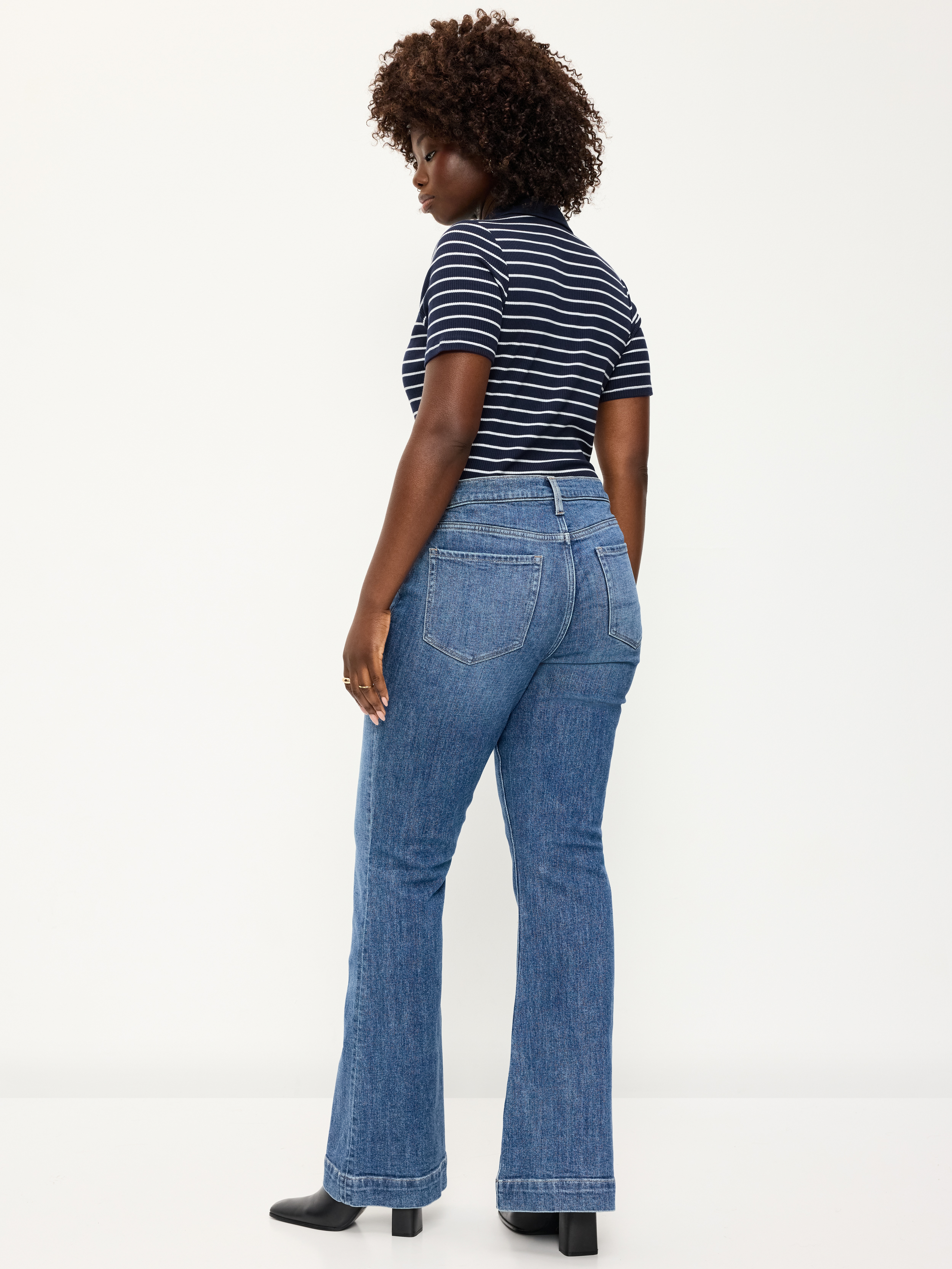 High-Waisted Flare Jeans - Clarice - 5