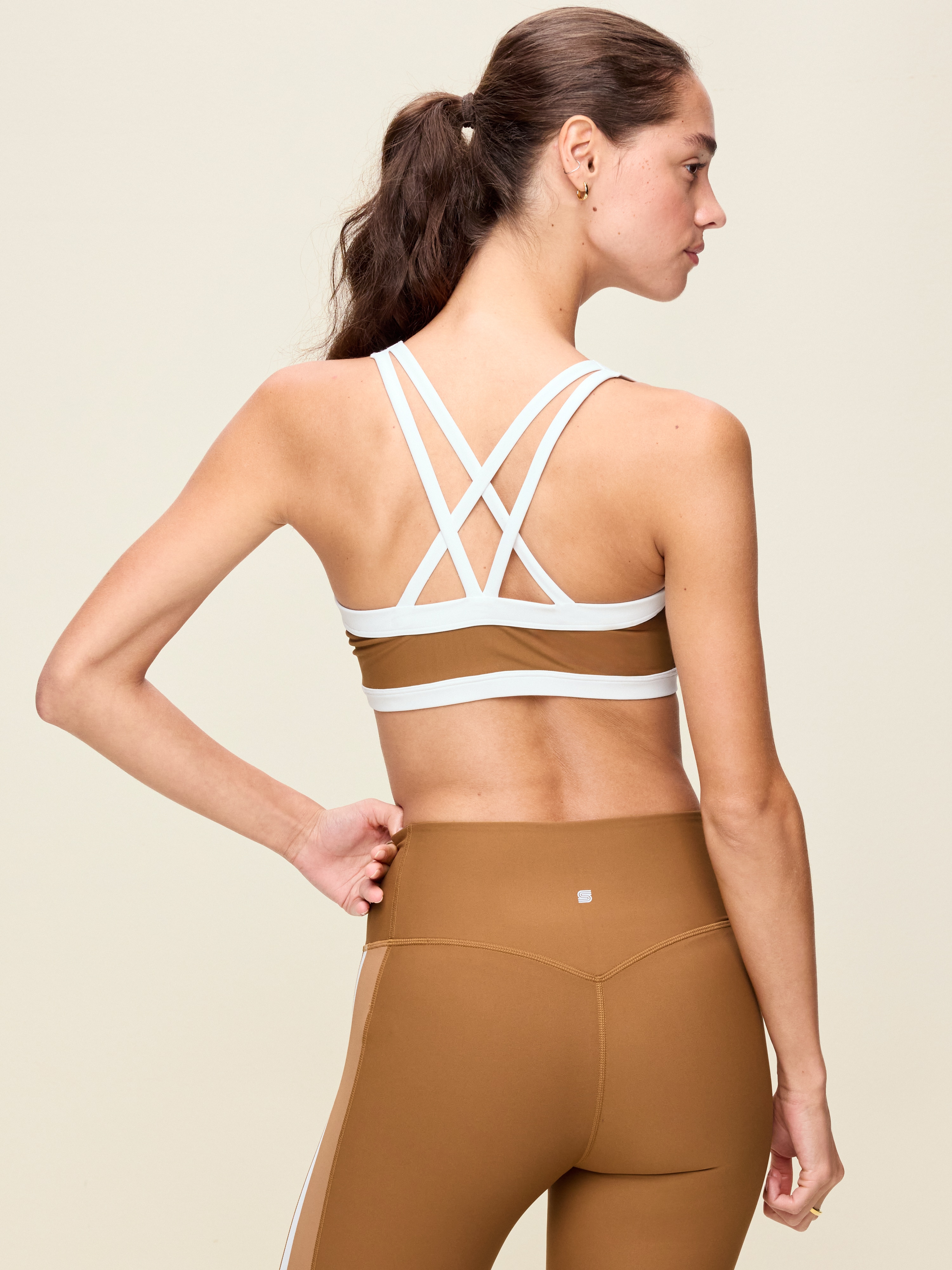 Medium Support PowerSoft Sports Bra - Sycamore Bark - 2