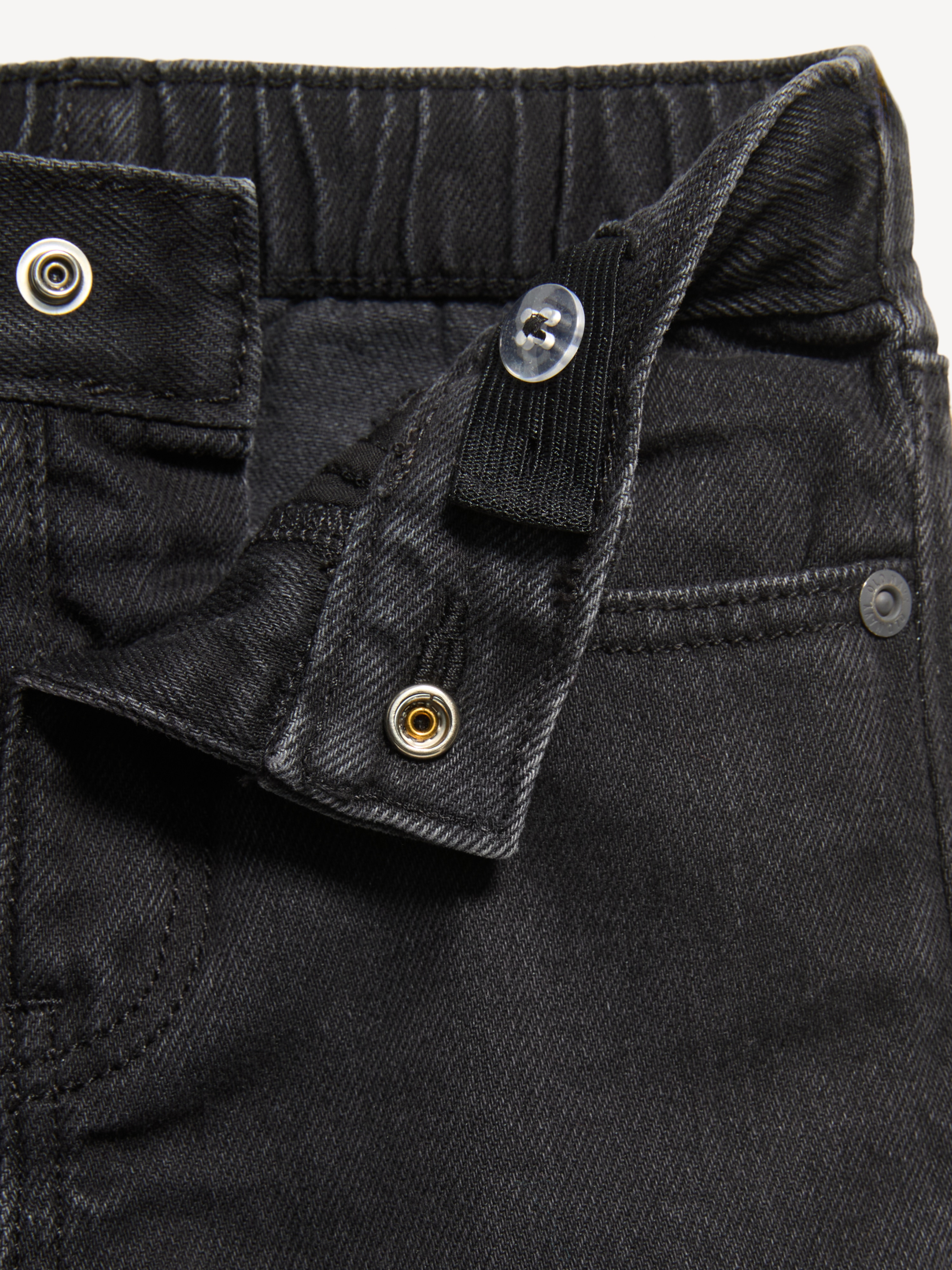 Baggy Barrel-Leg Jeans for Toddler Boys - Black Wash - 4