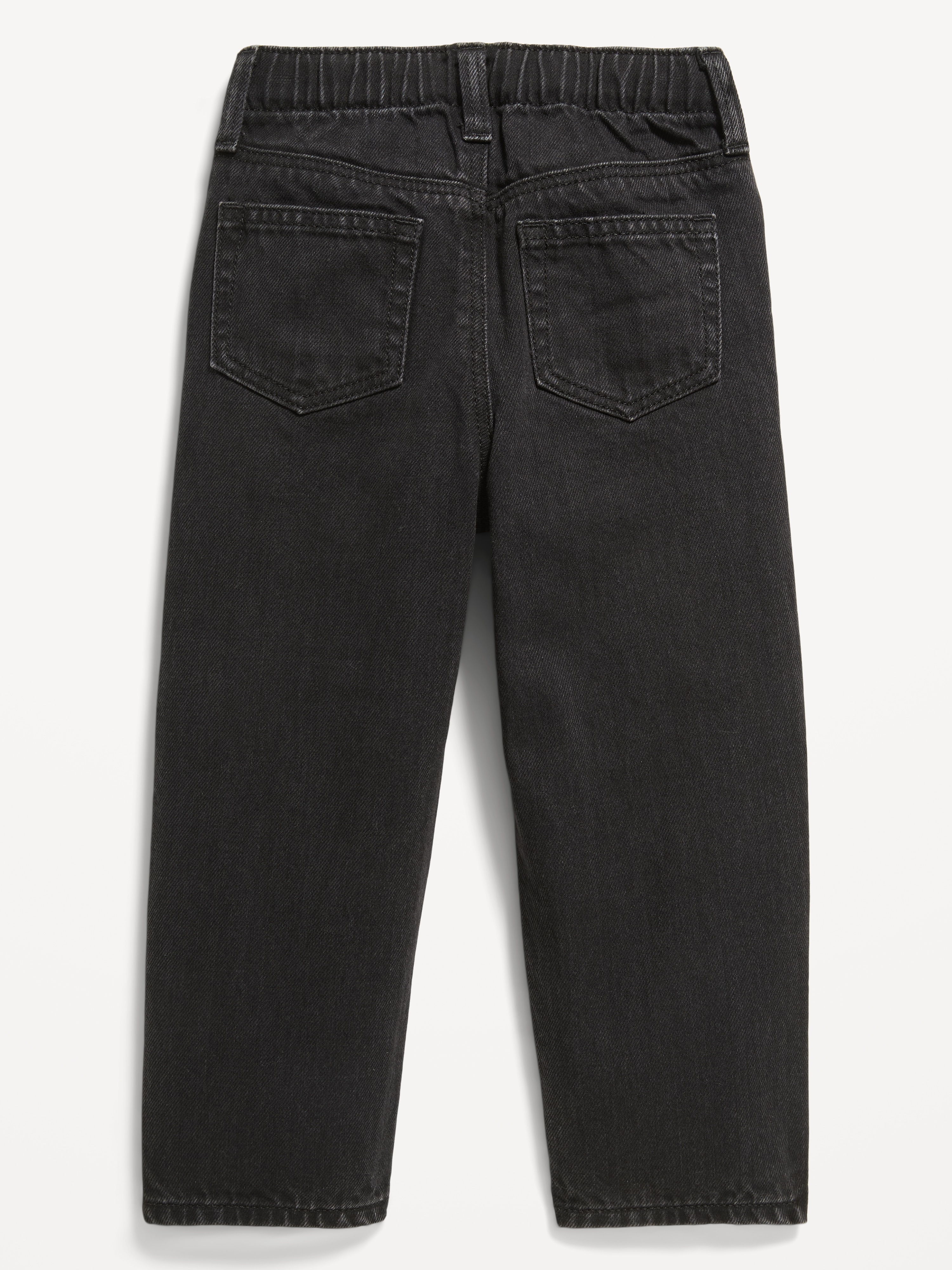 Baggy Barrel-Leg Jeans for Toddler Boys - Black Wash - 2
