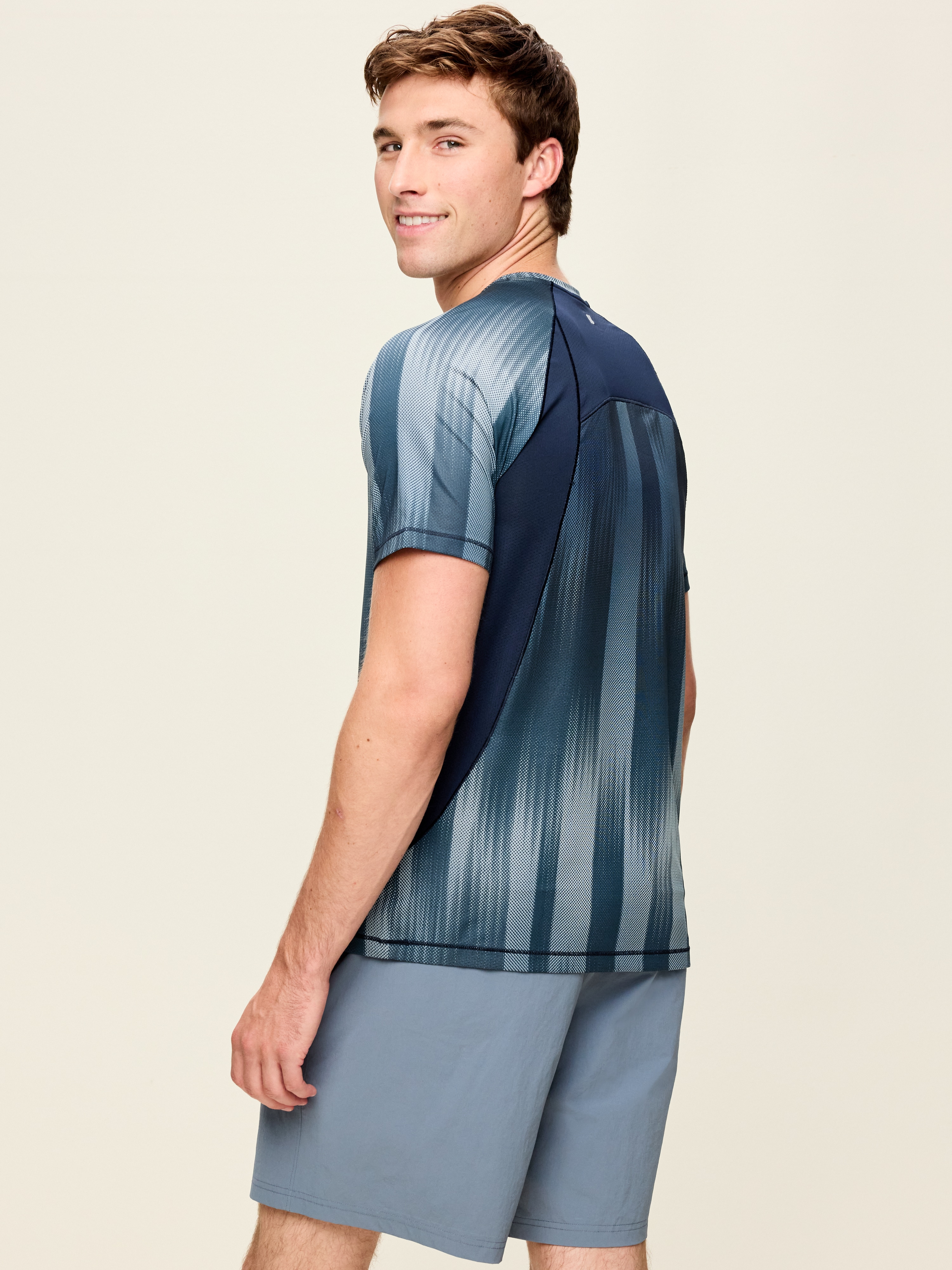 Slim Fit Performance Vent T-Shirt - Wintry Waters - 2