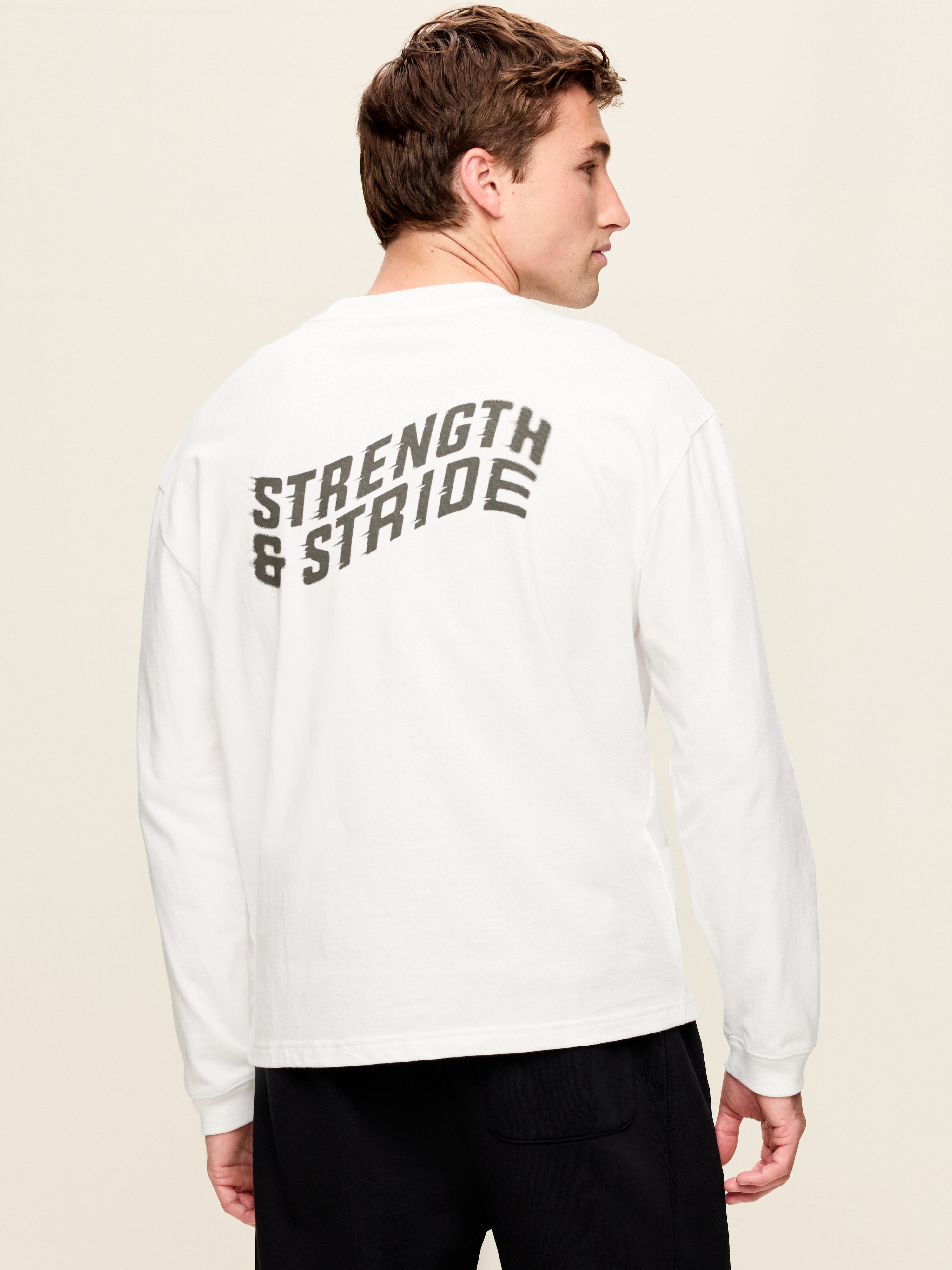 Lived-In Pro Long-Sleeve Graphic T-Shirt - White Lilies - 2