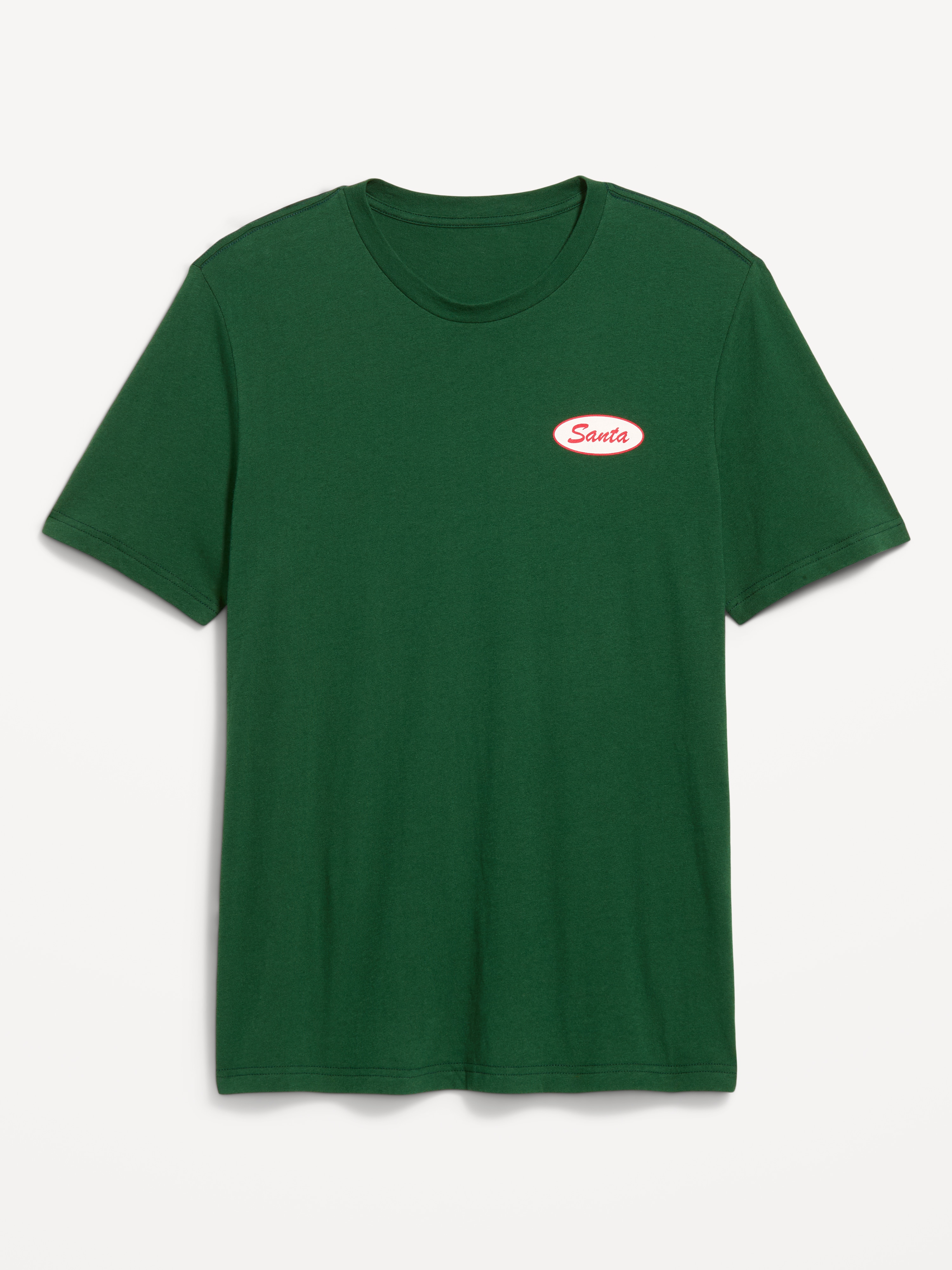 Crew-Neck Graphic T-Shirt - Field of Greens - 3