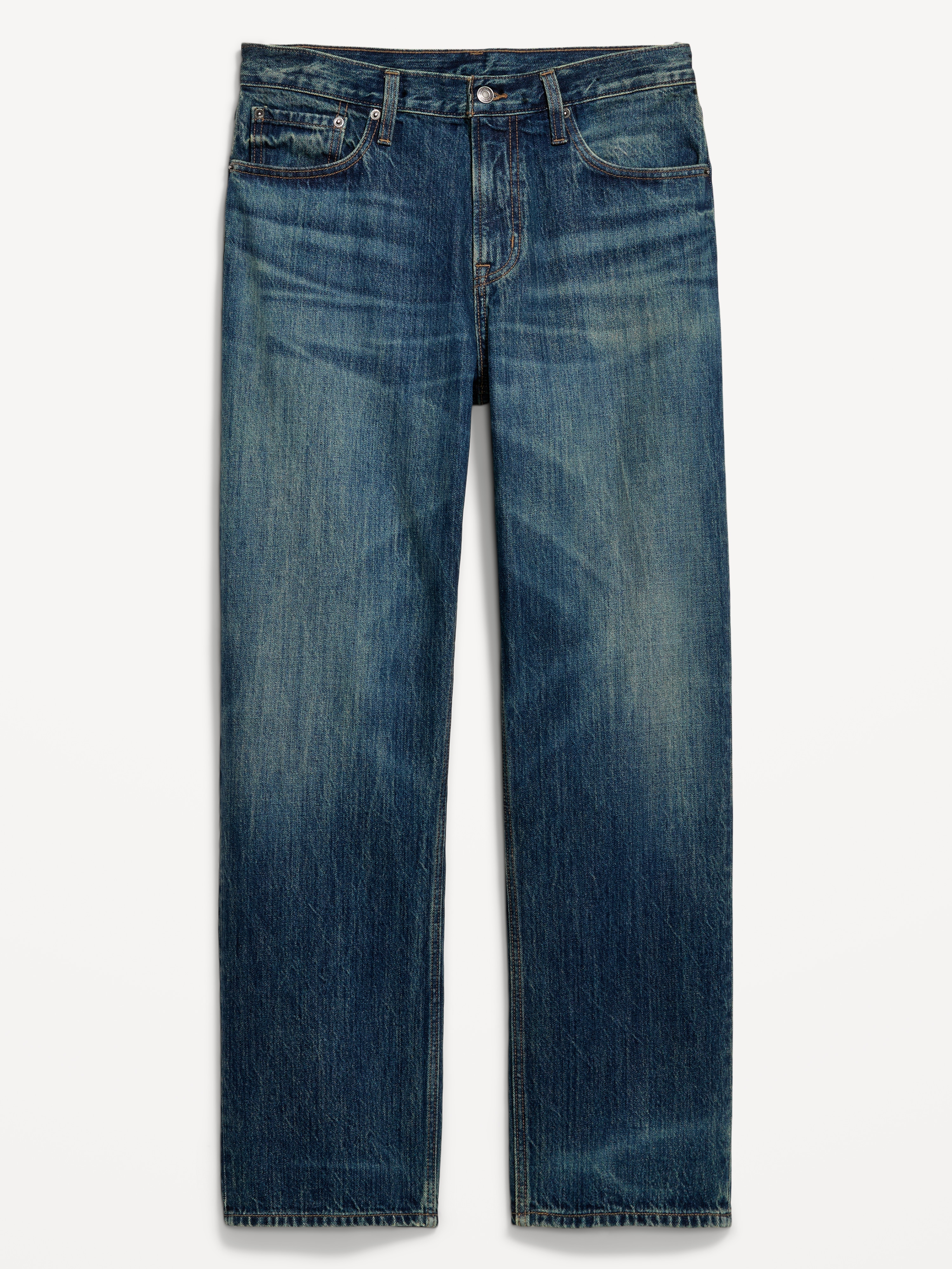 90s Loose Premium Vintage Jeans - Dark Wash - 1