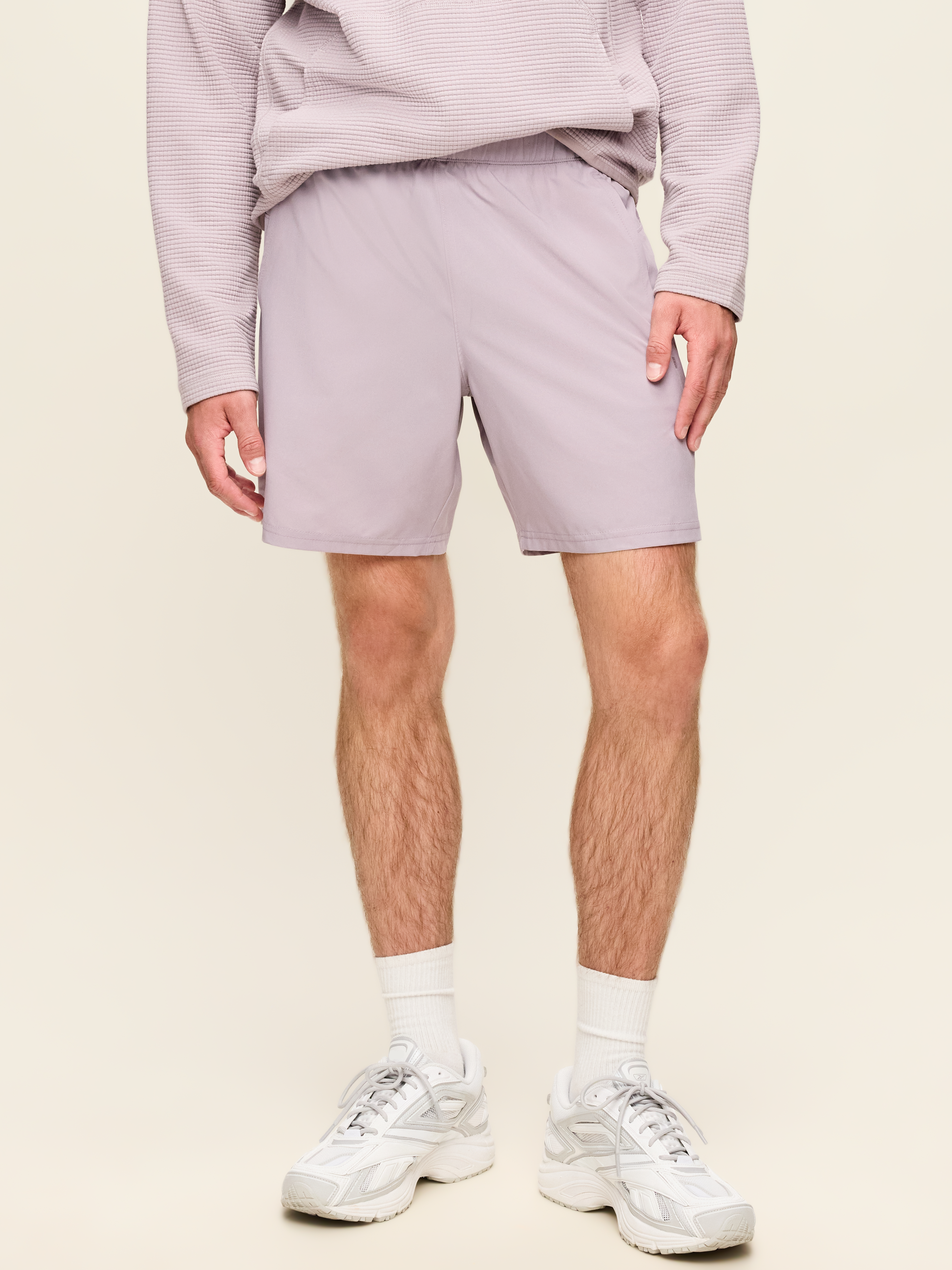 StretchTech Workout Shorts -- 7-inch inseam - Mockingbird - 1