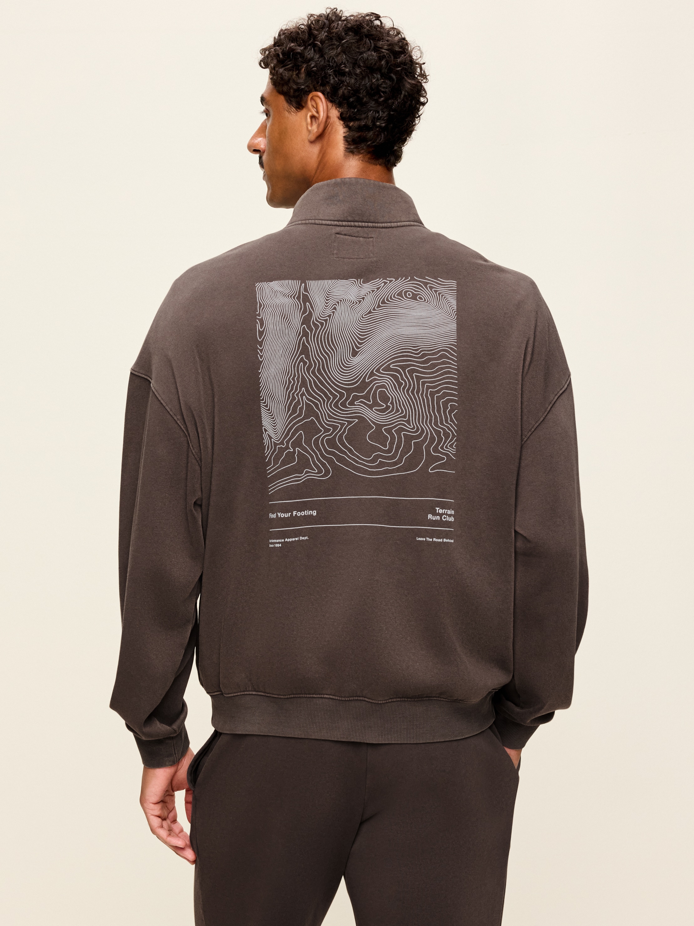 Lived-In Pro Quarter Zip - Glacial Stone - 2