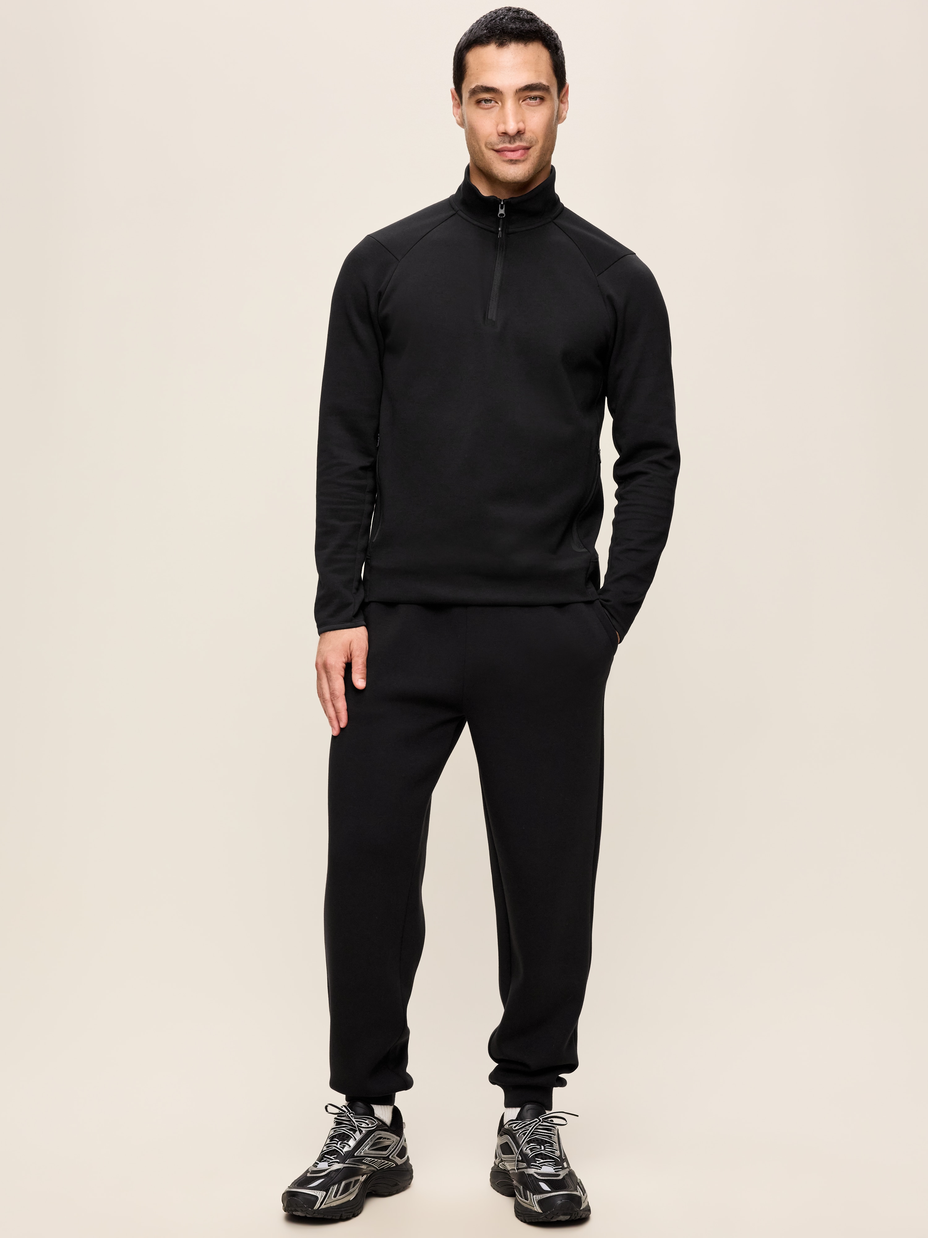 Bounce Fleece Baggy Jogger Sweatpants - Black Jack - 2