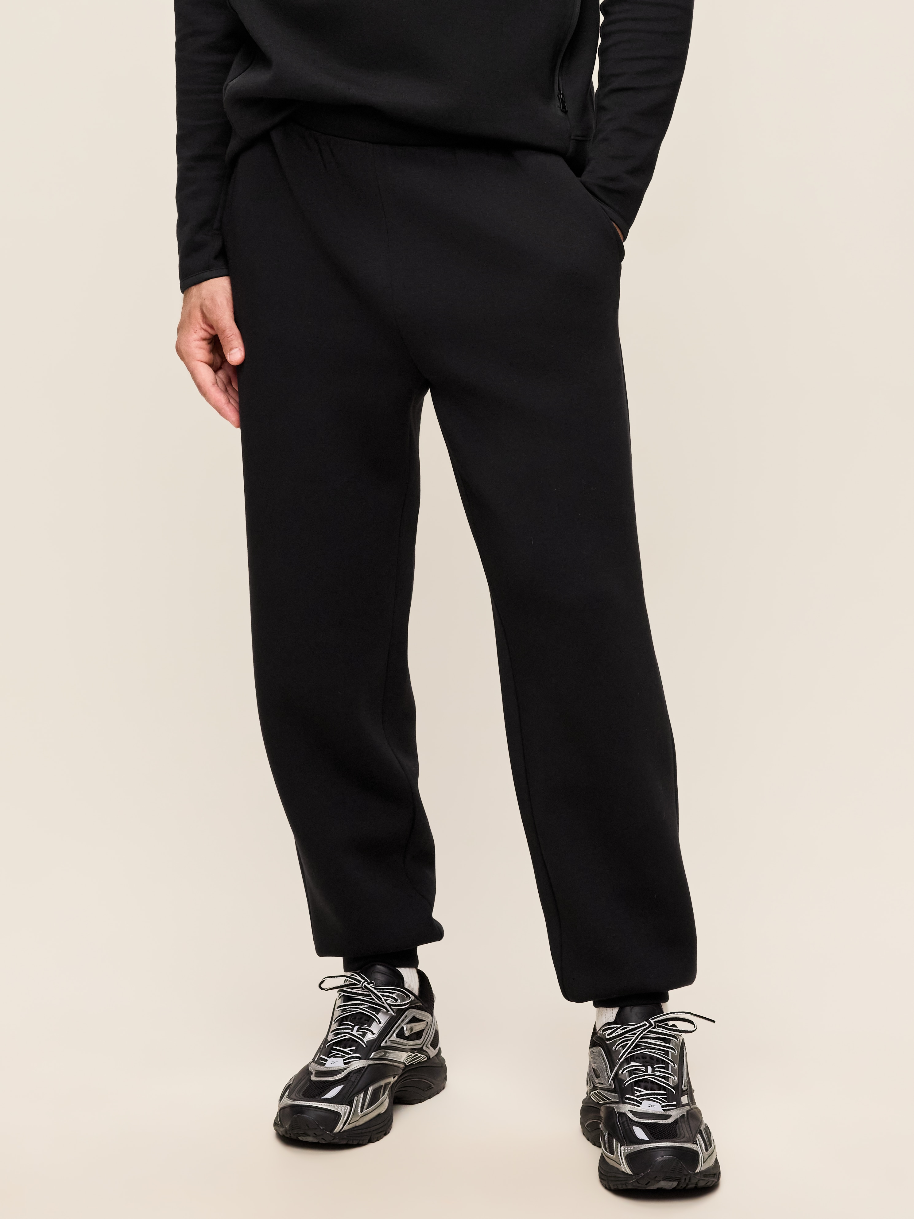 Bounce Fleece Baggy Jogger Sweatpants - Black Jack - 1