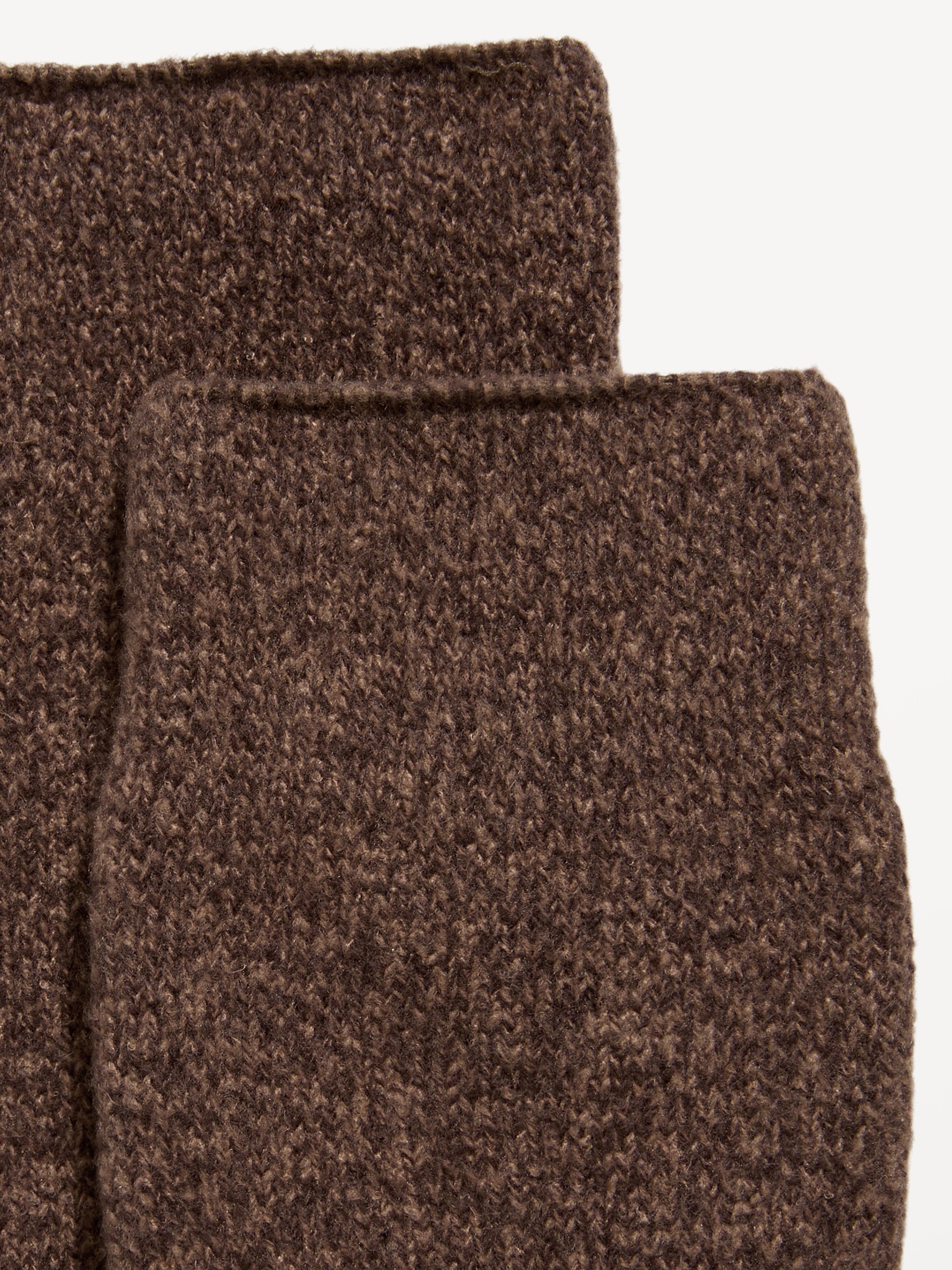 Cozy-Lined Crew Socks for Men - Black Coffee - 2