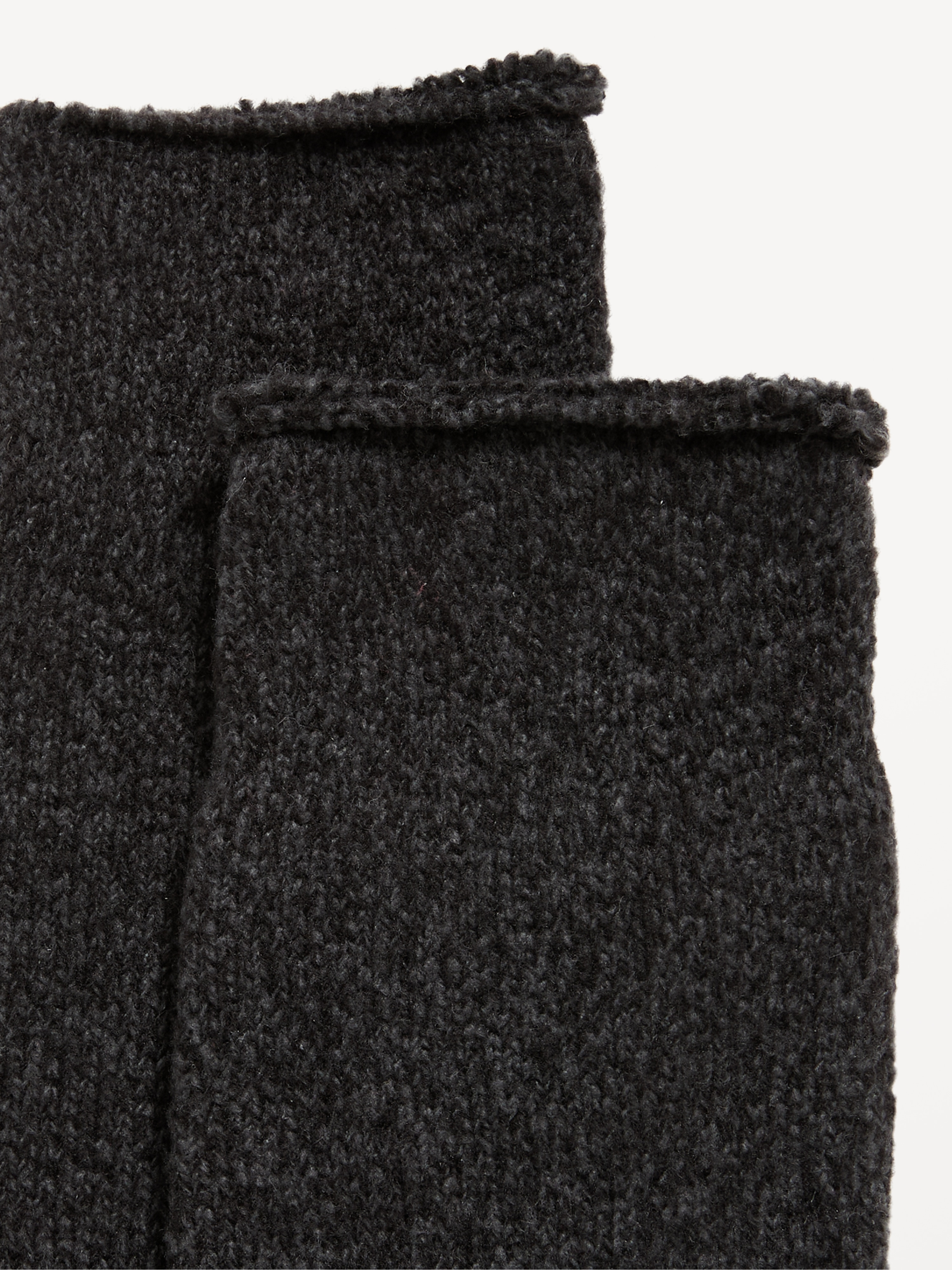 Cozy-Lined Crew Socks for Men - Black Jack - 2