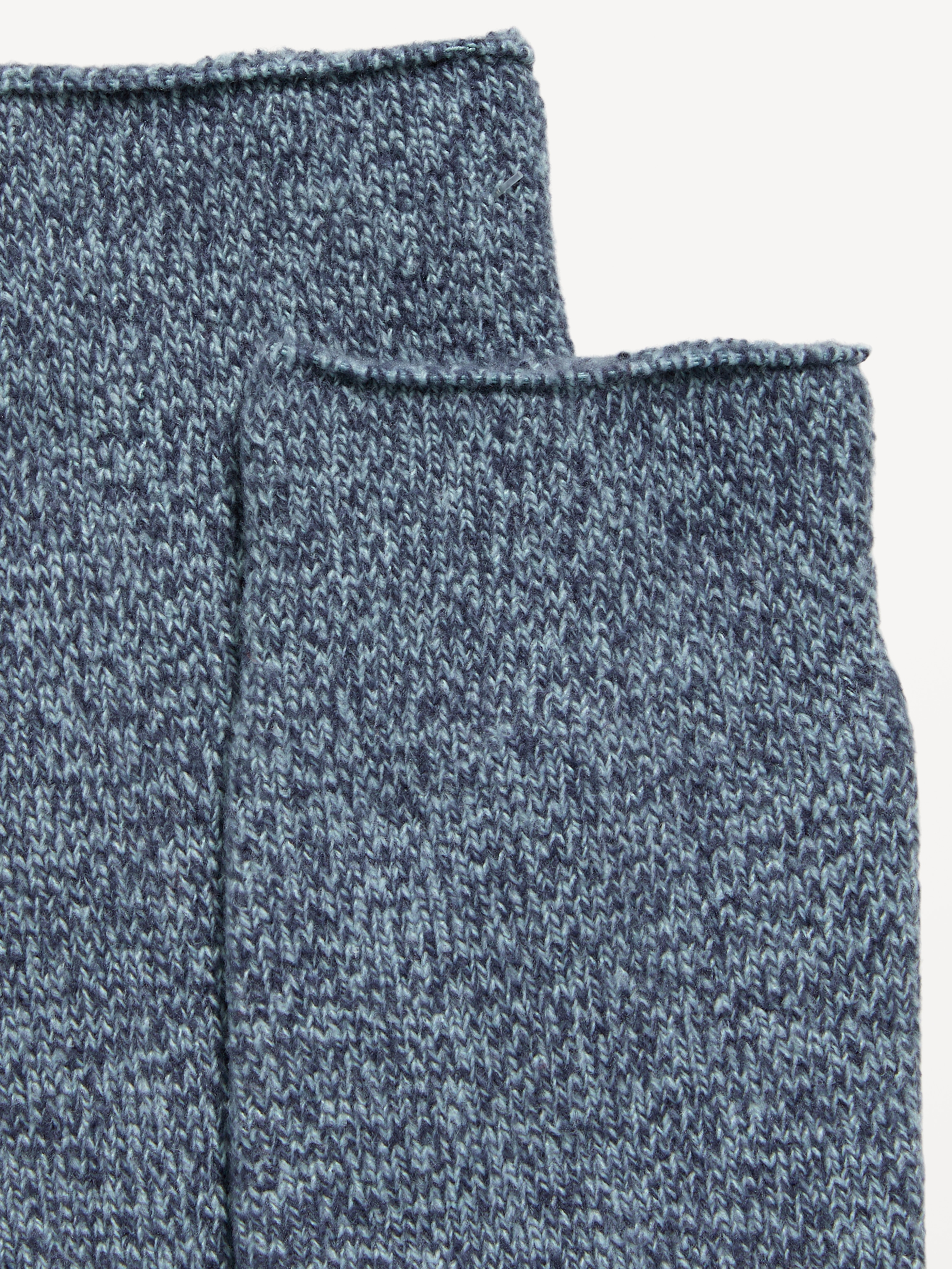 Cozy-Lined Crew Socks for Men - Dusk Navy - 2