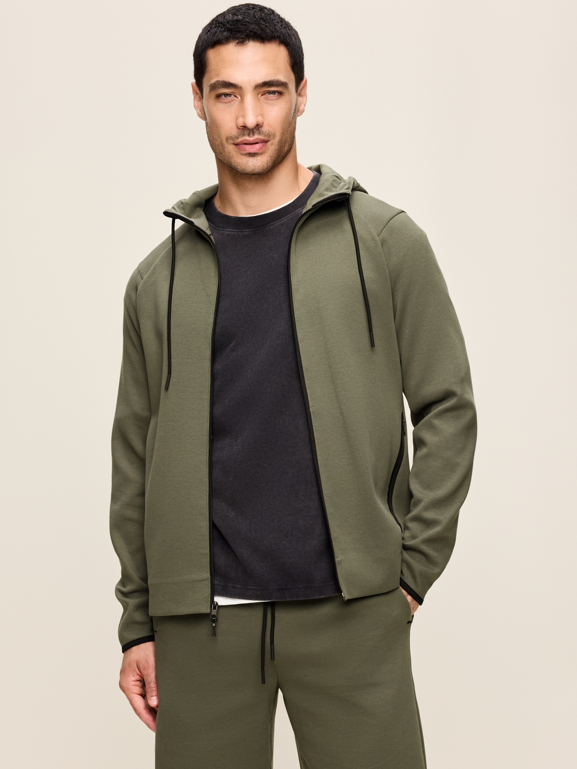 Dynamic Fleece 4.0 Zip Hoodie - LODEN - 1