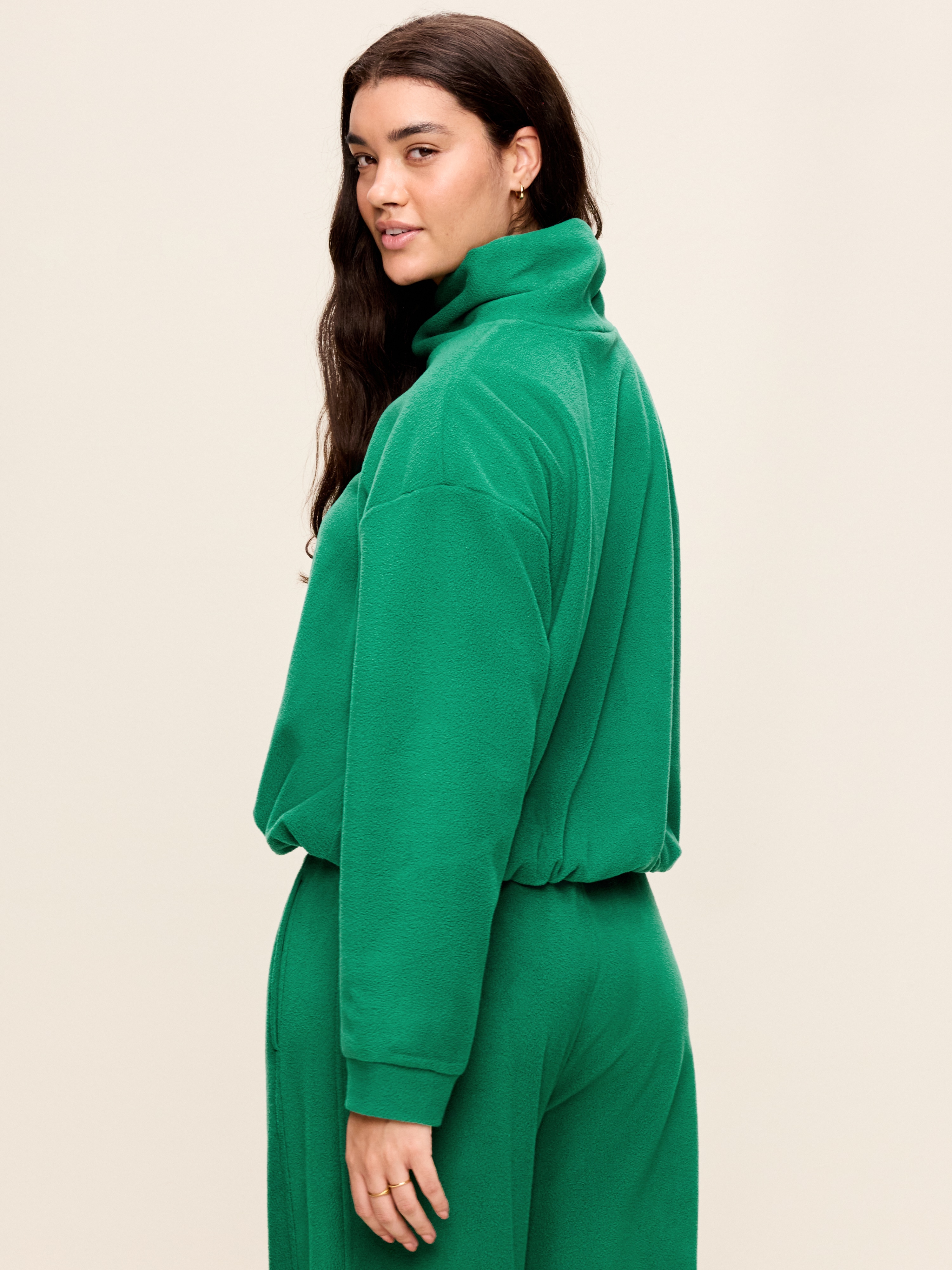 Performance Fleece Funnel Neck Pullover - Java Fern - 6