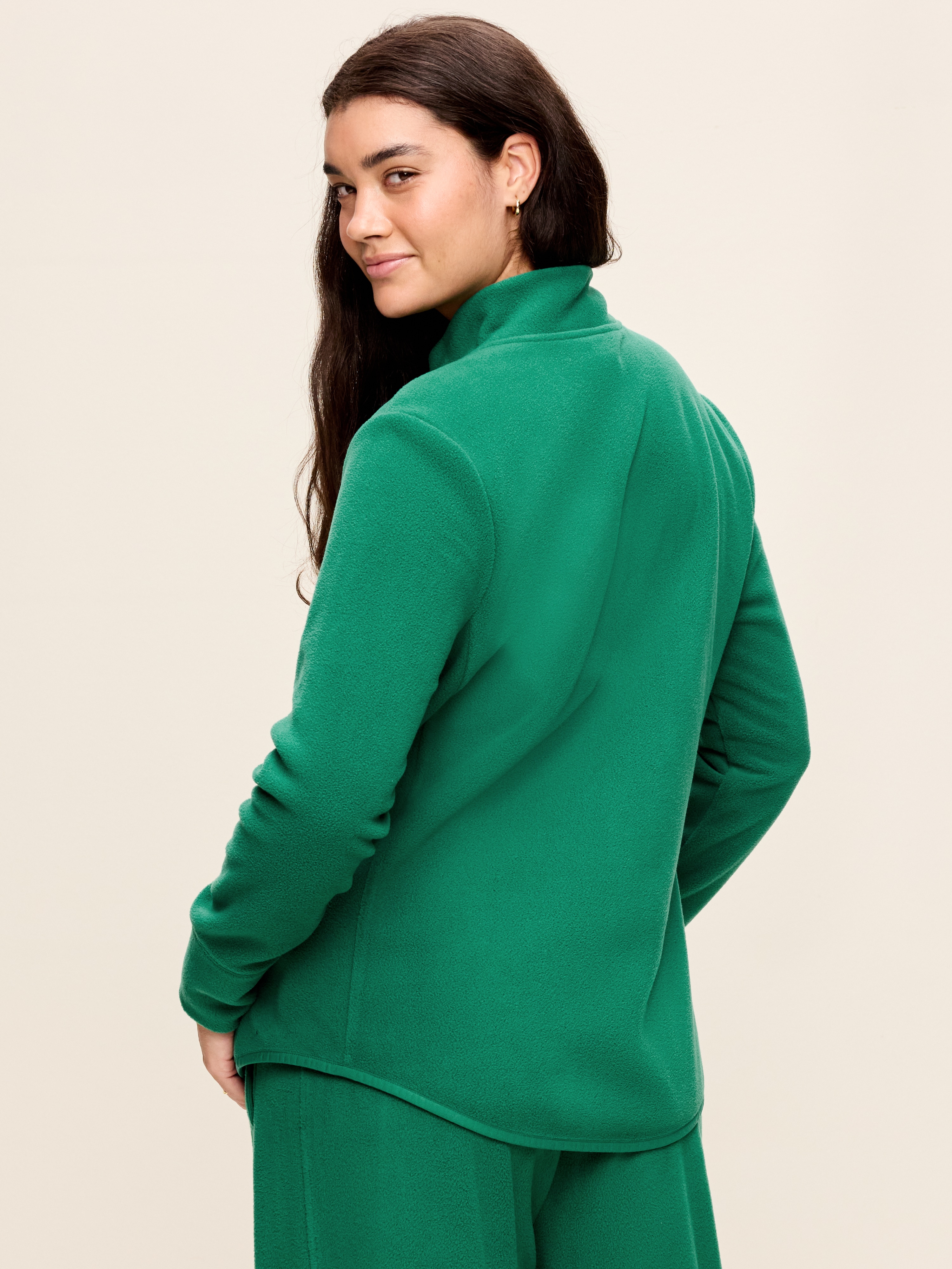Fitted Performance Fleece Full-Zip Jacket - Java Fern - 6
