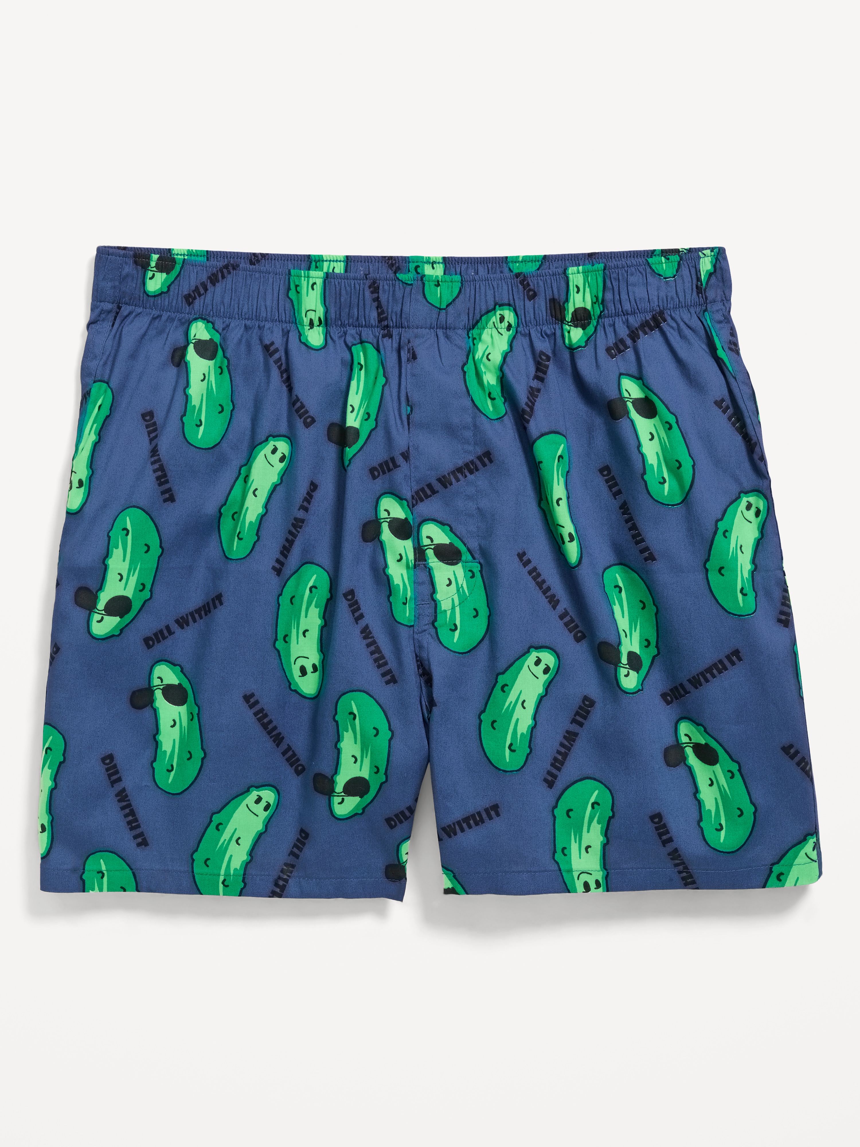 Soft-Washed Boxer Shorts -- 3.75-inch - Dill With It - 1