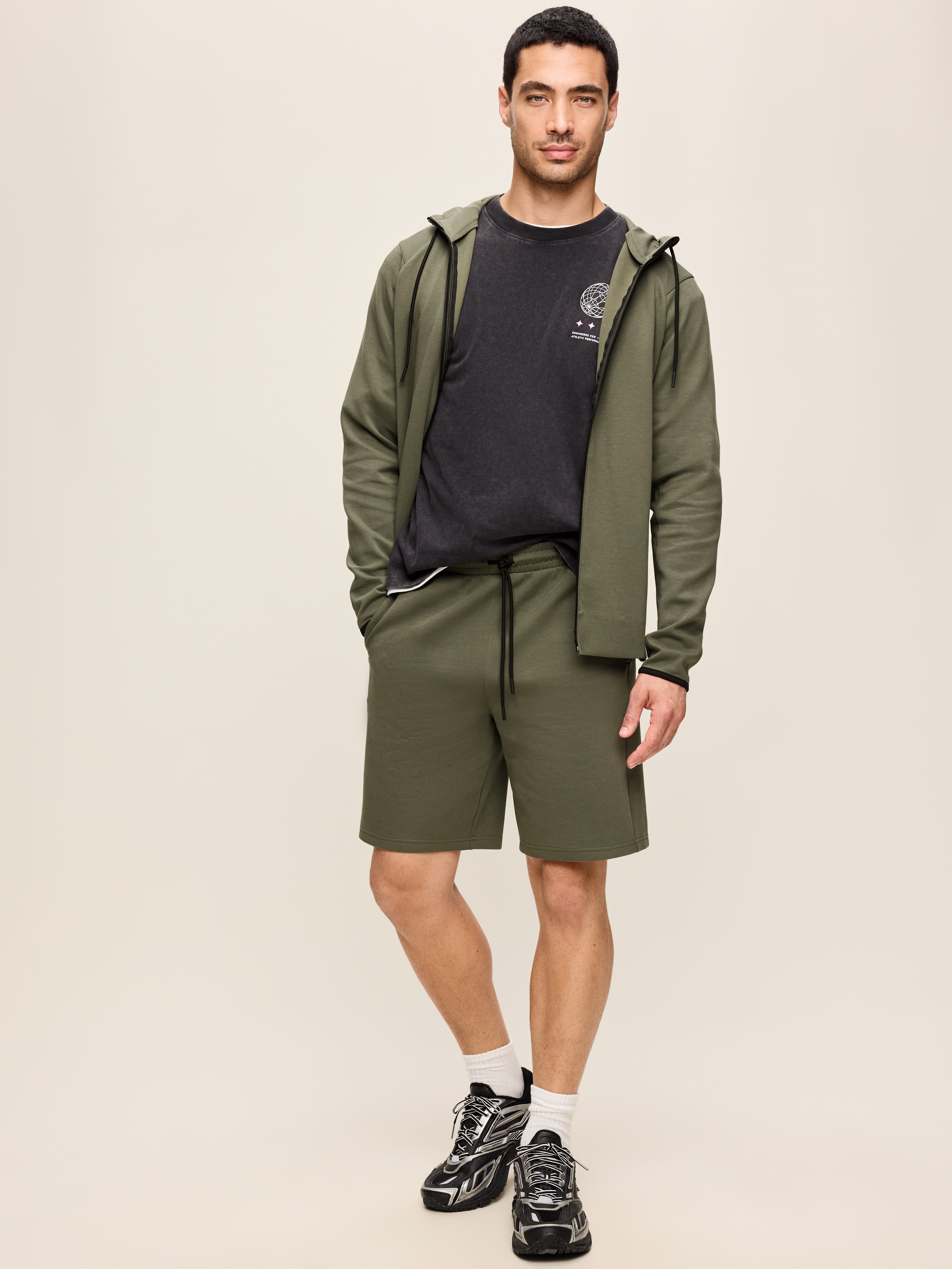 Dynamic Fleece 4.0 Shorts -- 8-inch inseam - LODEN - 2