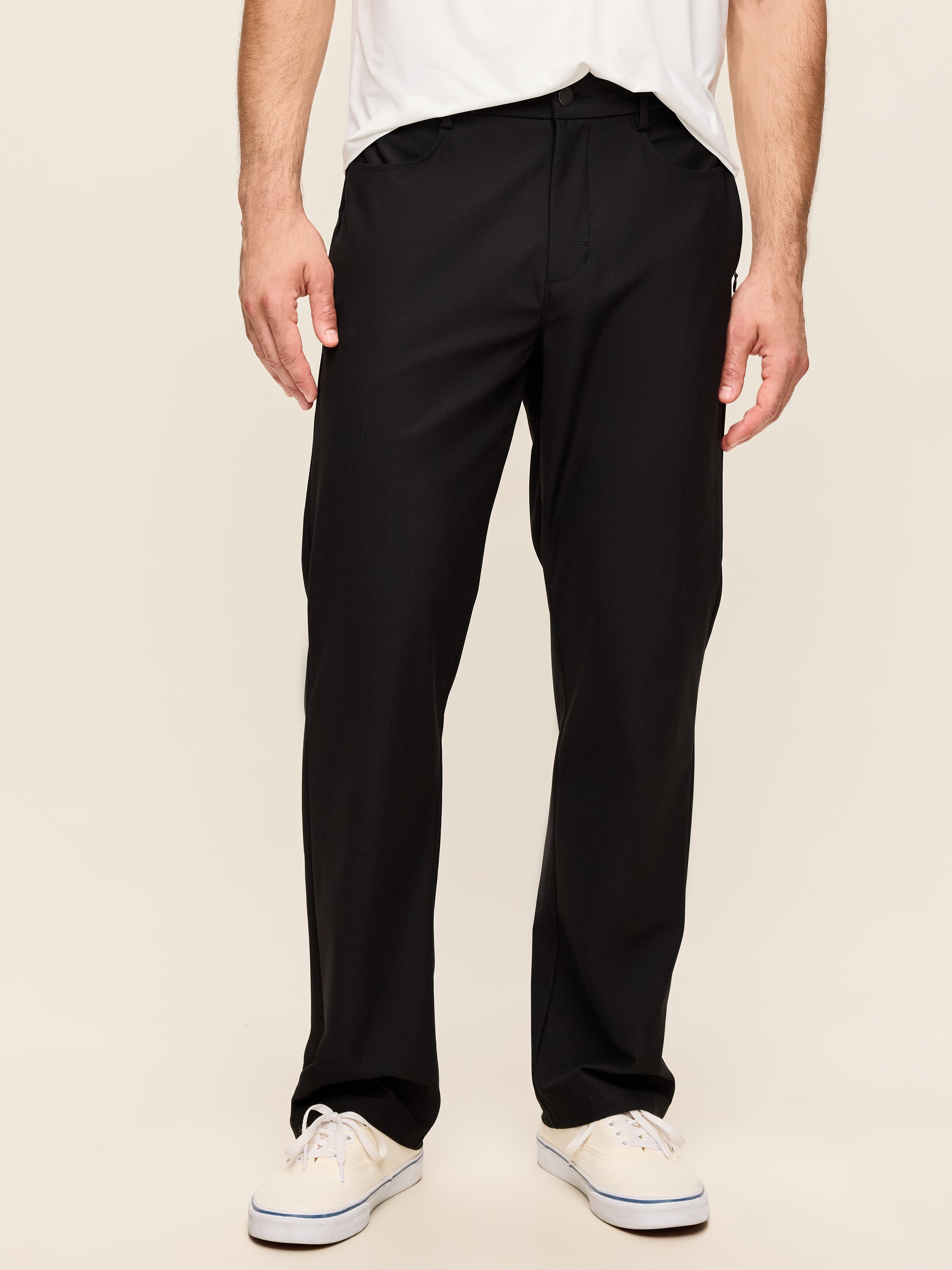 Straight Tech Hybrid Pants - Black Jack - 1