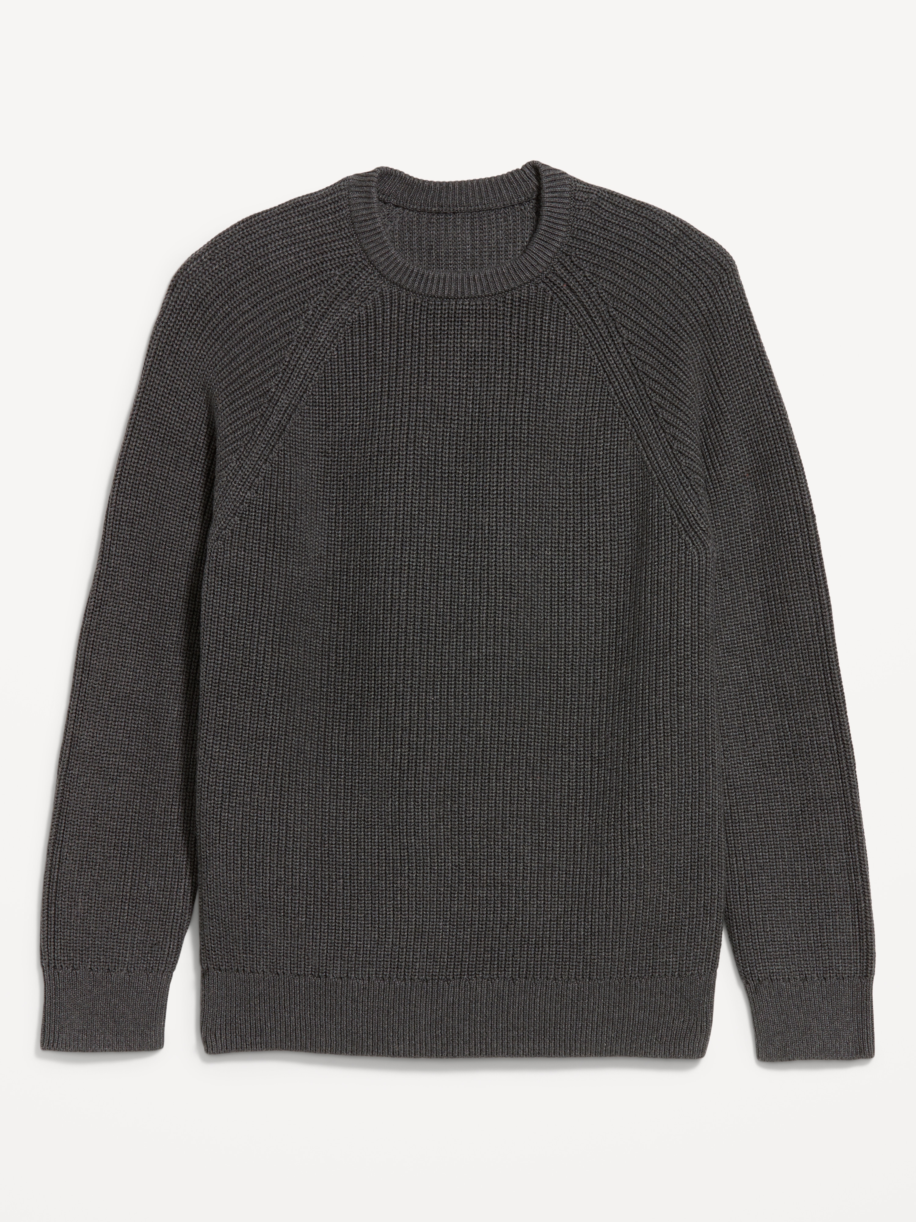 Crew-Neck Sweater - Dark Gray - 3