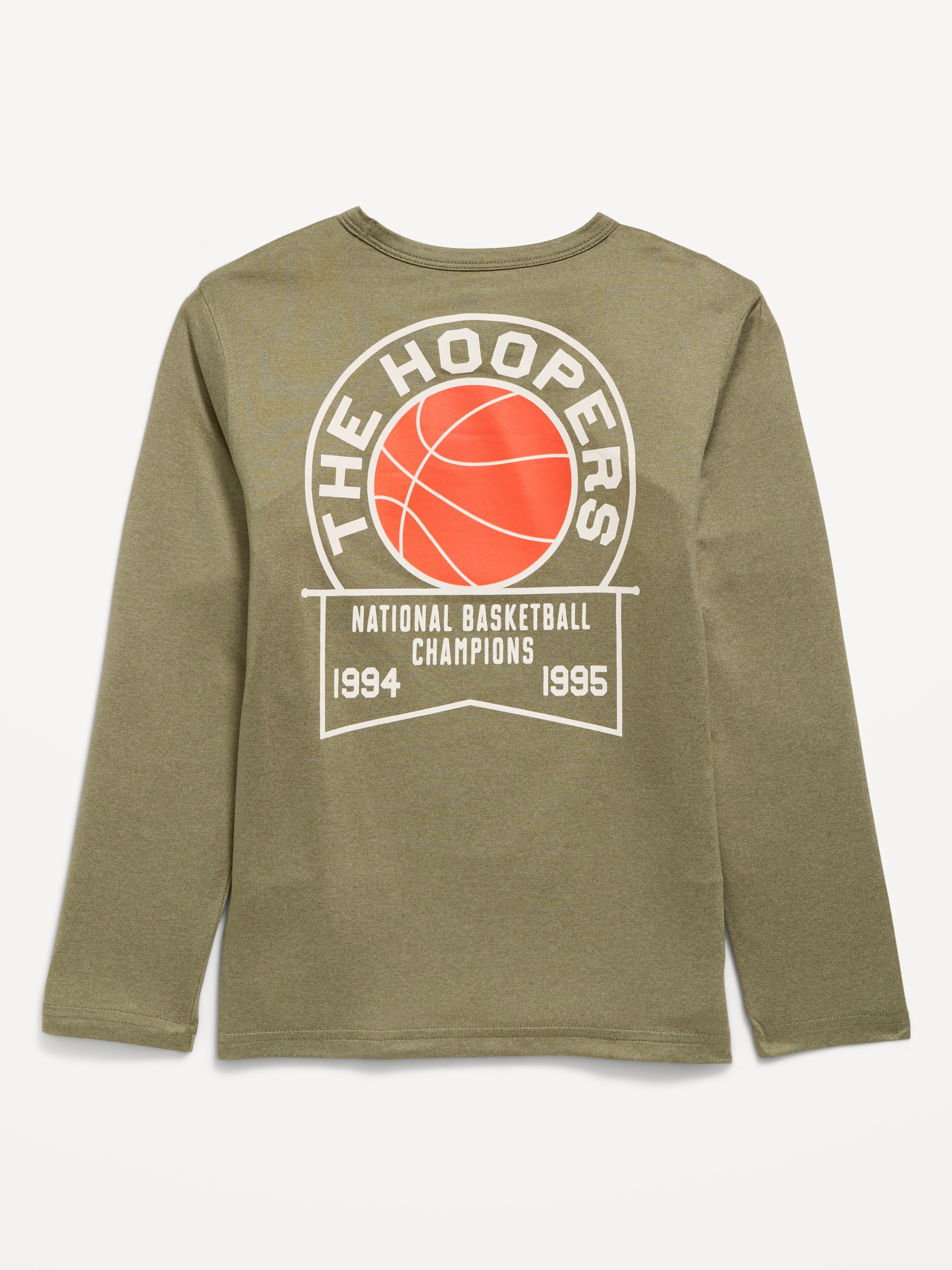 CloudMotion Long-Sleeve Performance T-Shirt for Boys - Dill Caper - 2