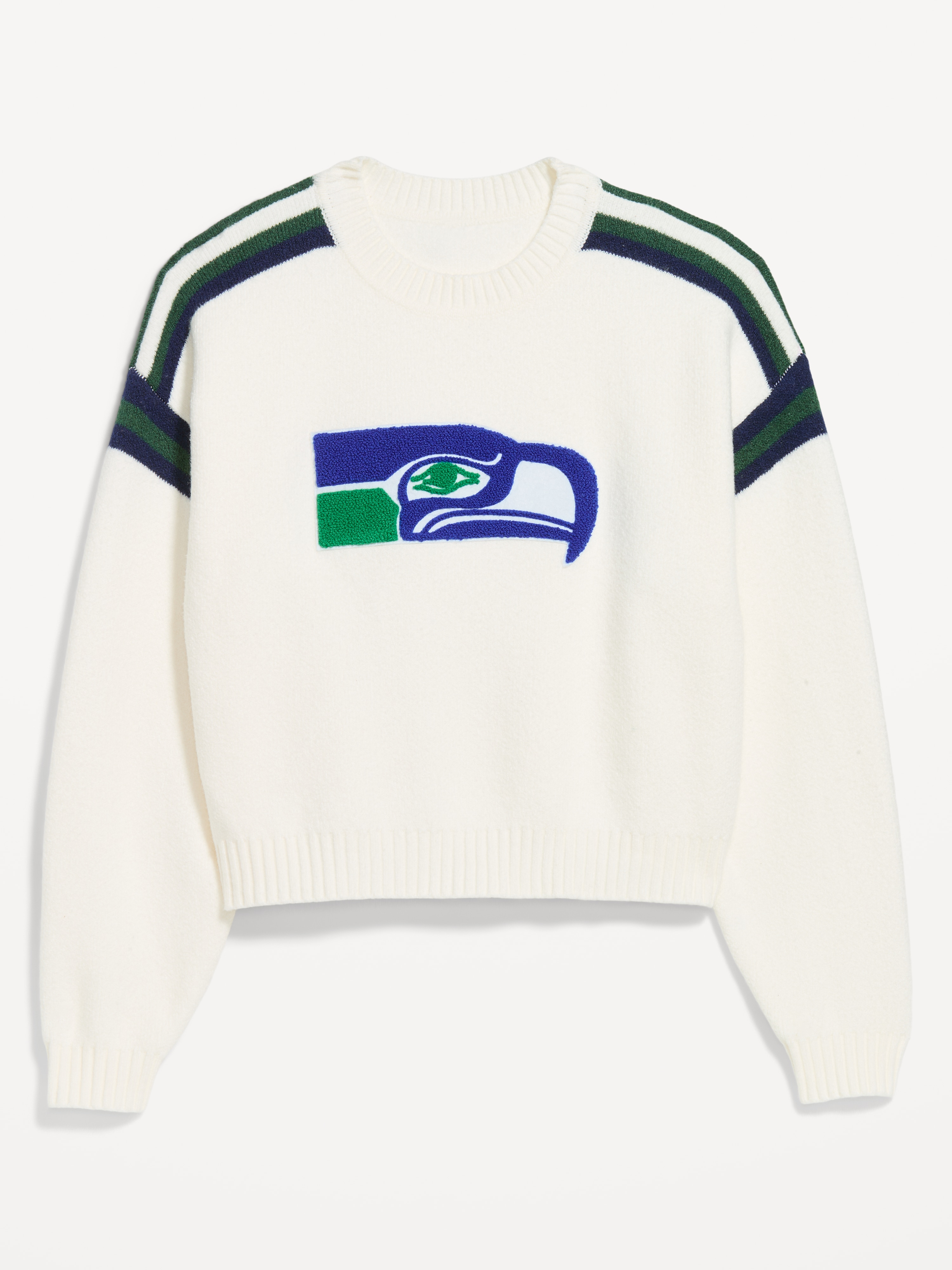 Buffalo Bills Cropped Sweater for Women - Seattle Seahawks - 4