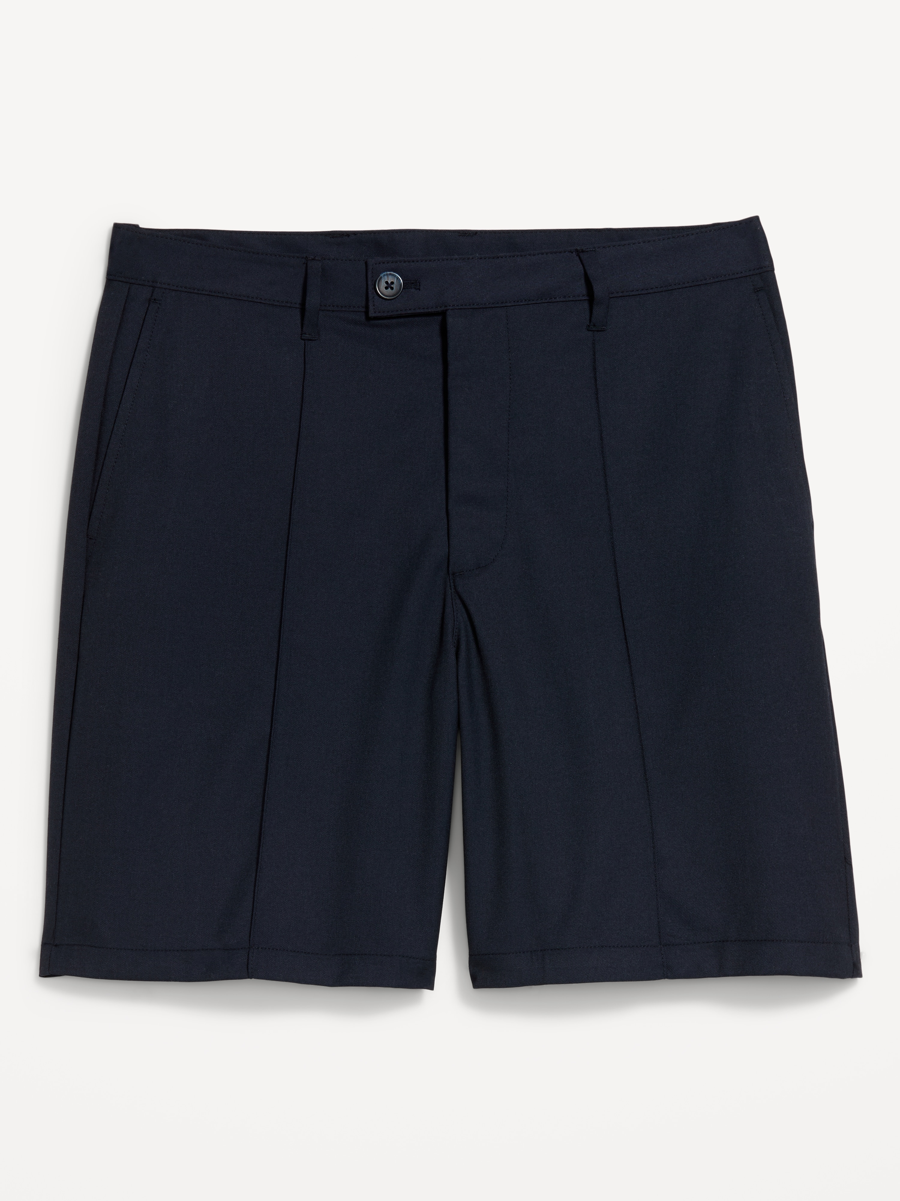 Baggy Creased Twill Dress Shorts -- 8-inch inseam - In the Navy - 5