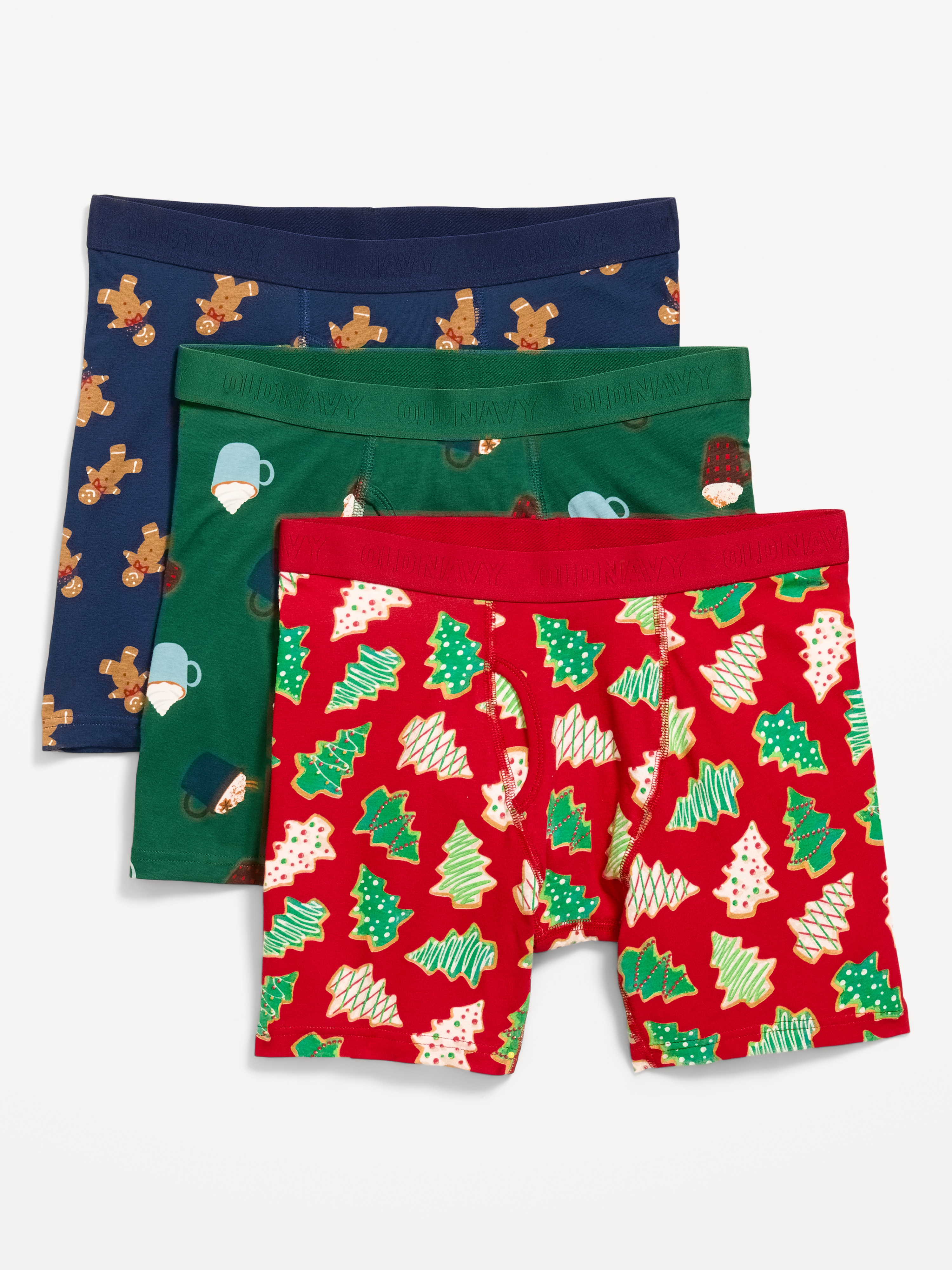 3-Pack Soft-Washed Boxer Briefs -- 6.25-inch inseam - Holiday Era - 1