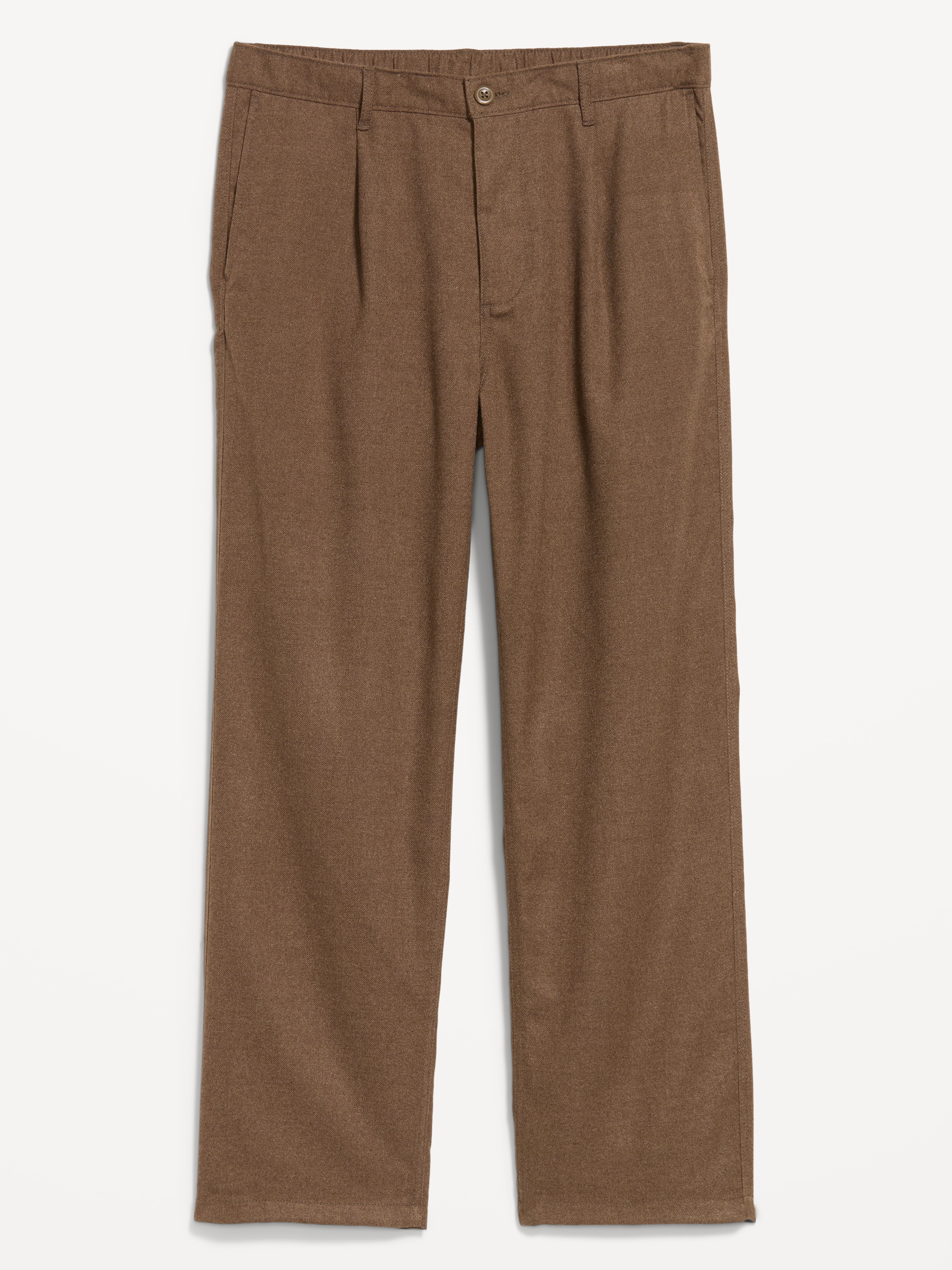 90s Loose Pants - Brown Heather - 1