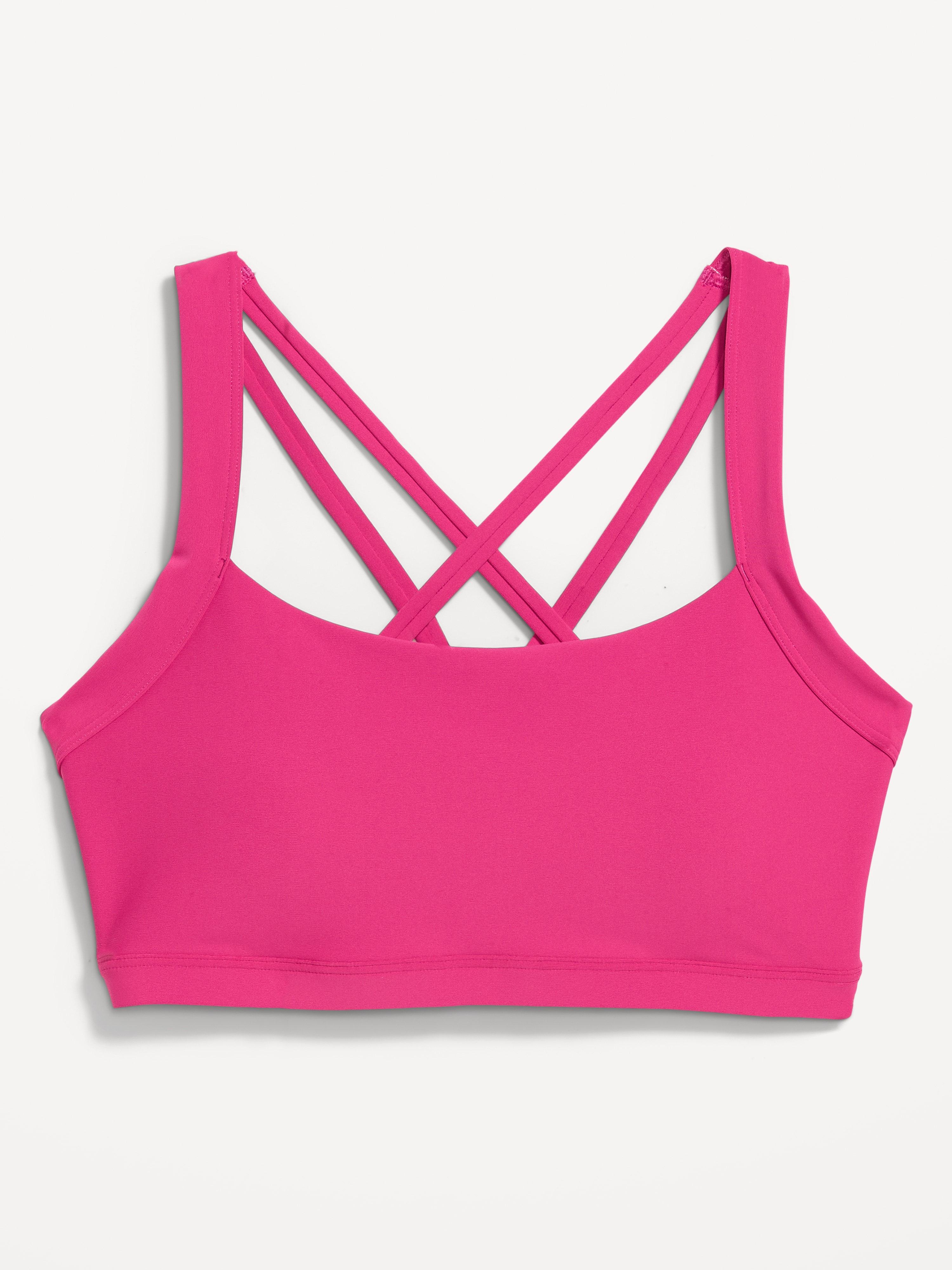 Medium Support PowerSoft Sports Bra - Red Berry - 3