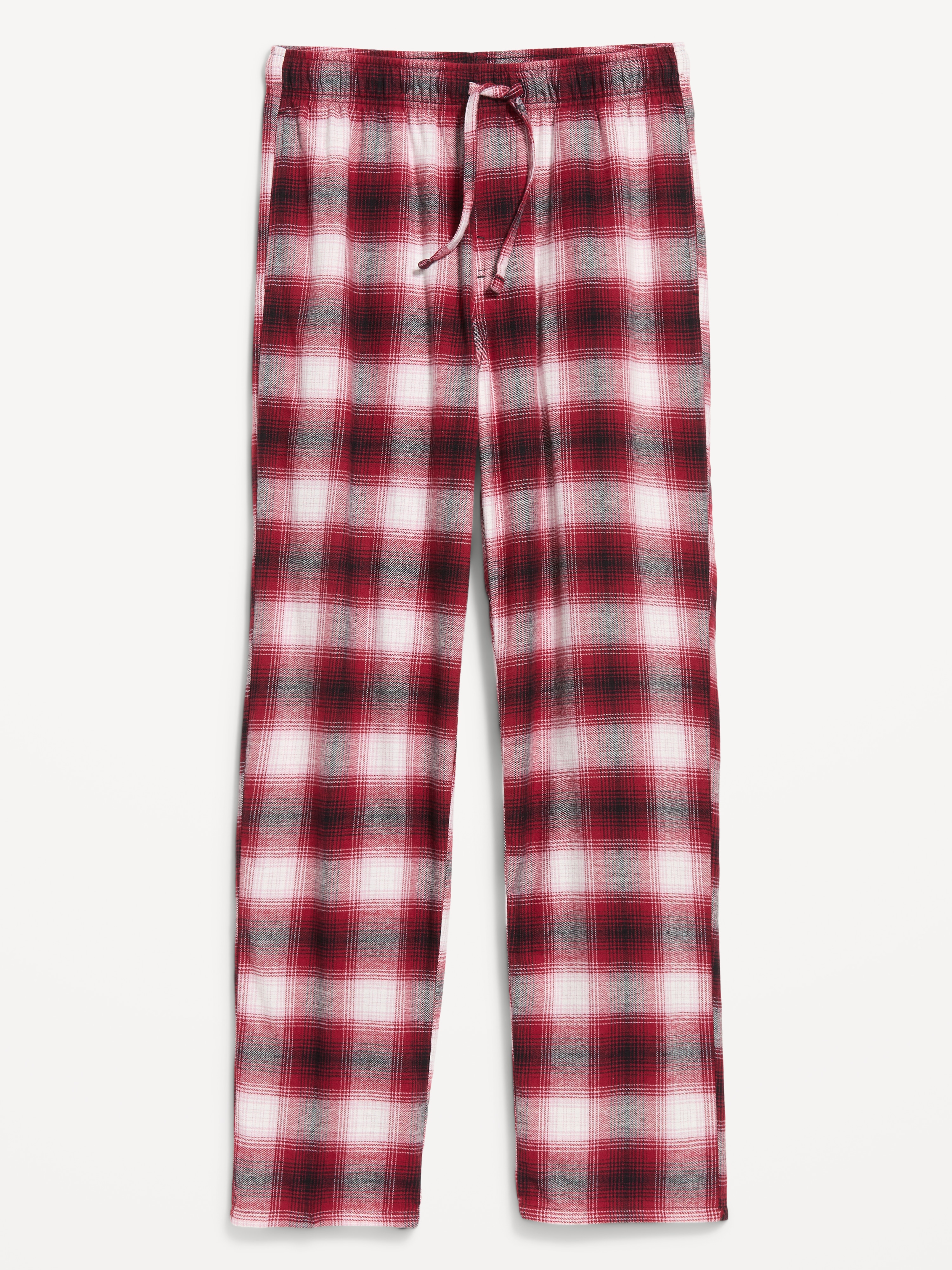 Flannel Pajama Pants - Red Plaid - 3