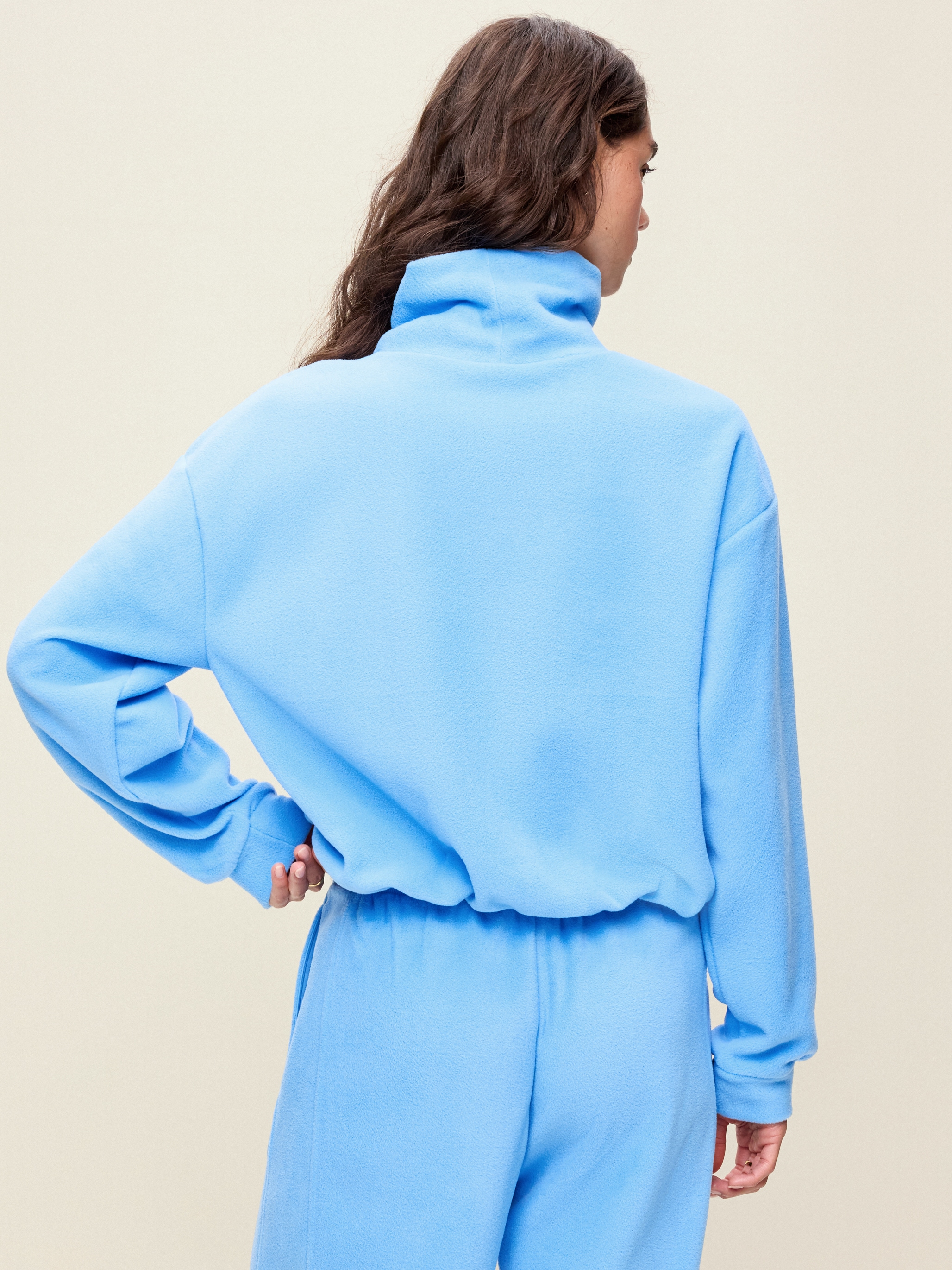 Performance Fleece Funnel Neck Pullover - Hopscotch Blue - 2
