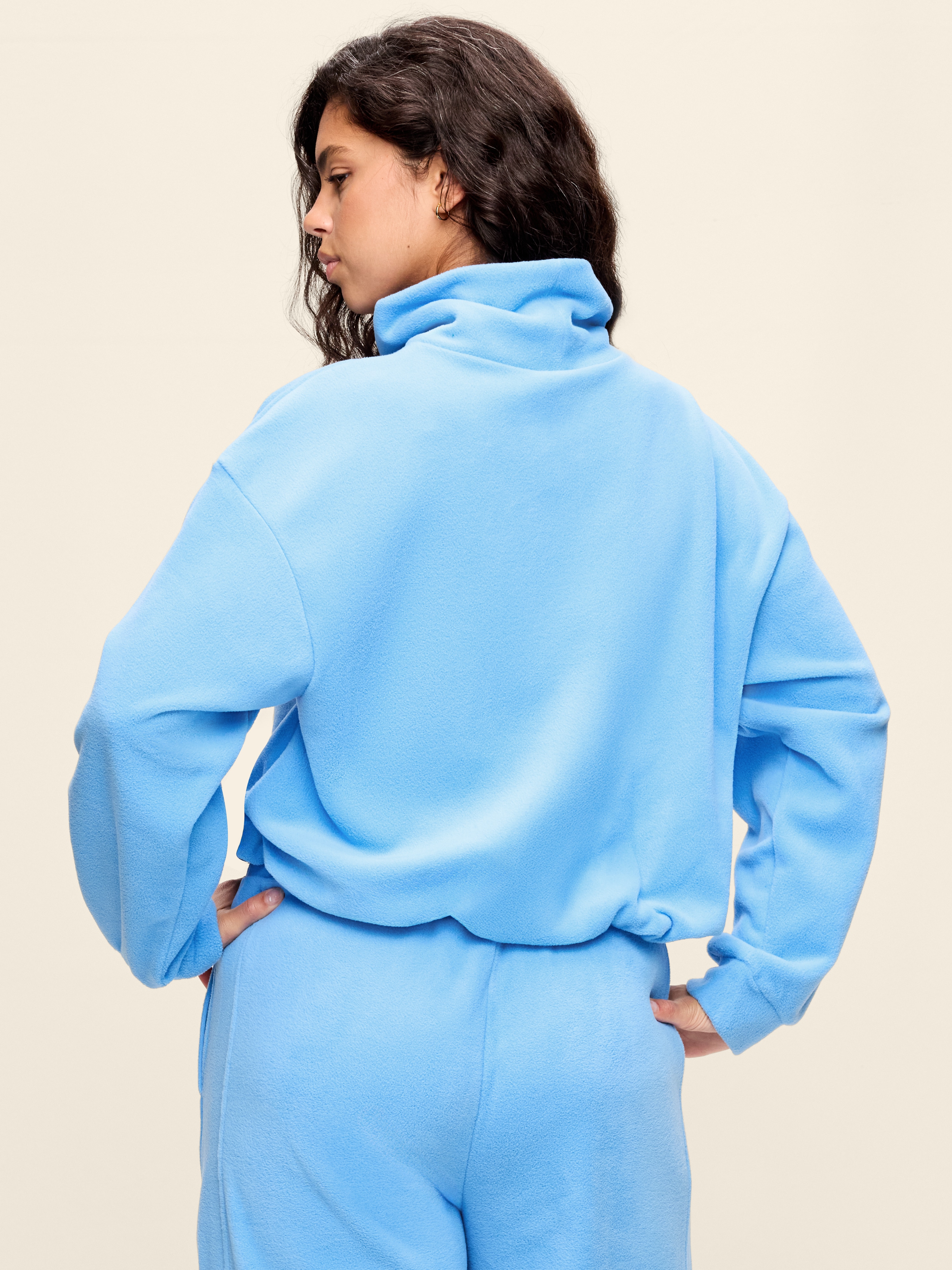 Performance Fleece Funnel Neck Pullover - Hopscotch Blue - 6